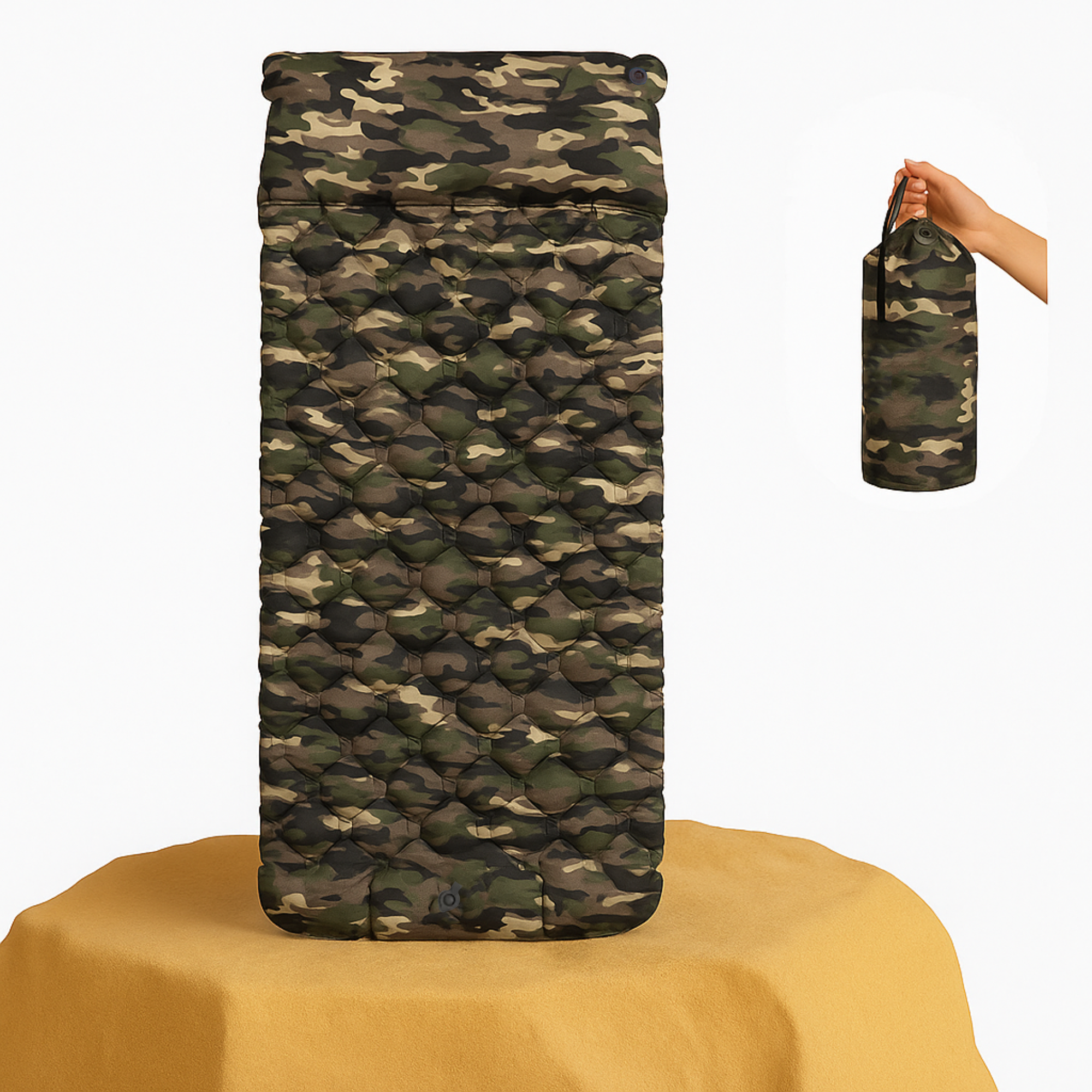 AirEase – selbstaufblasbare Isomatte | 8 cm Komfortdicke wasserfest | ultraleicht & kompakt für Camping & Festival