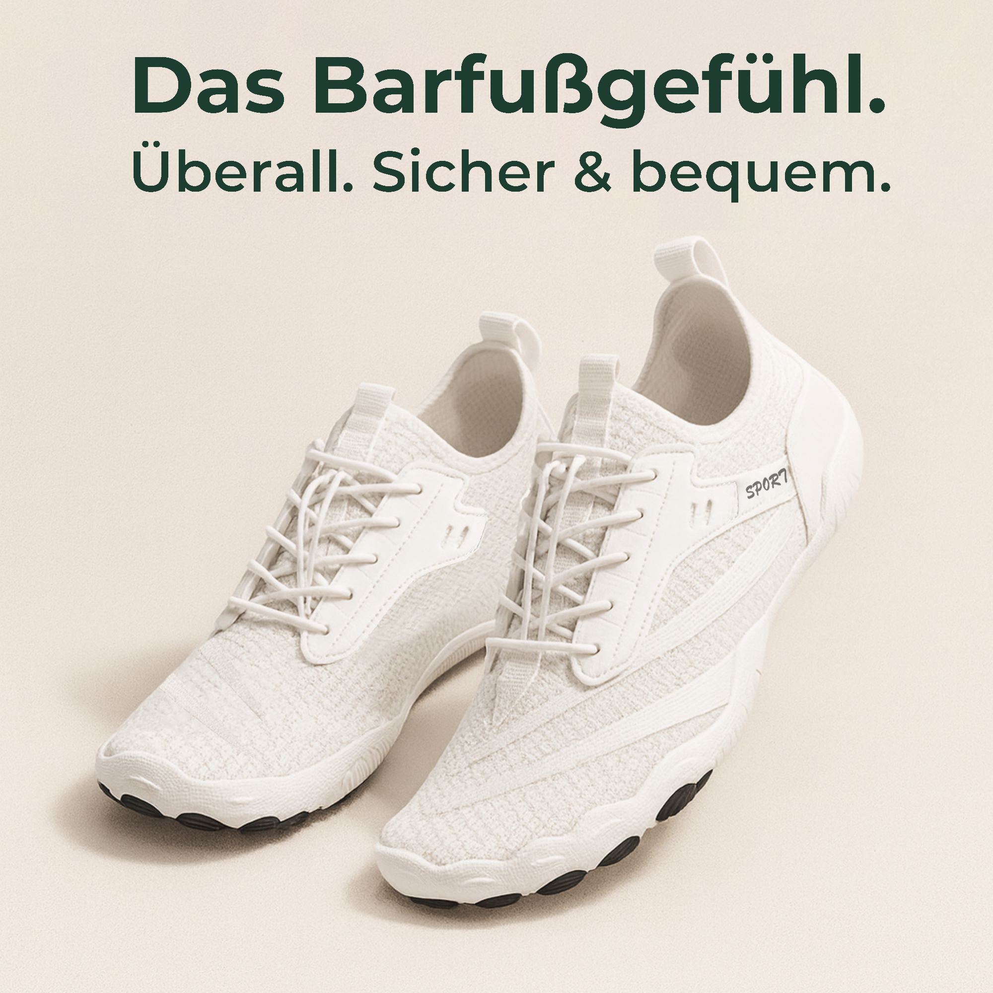FlexSole – Barfußschuhe | Schmerzlinderung Flexible Sohle | Alltag & Orthopädische Unterstützung