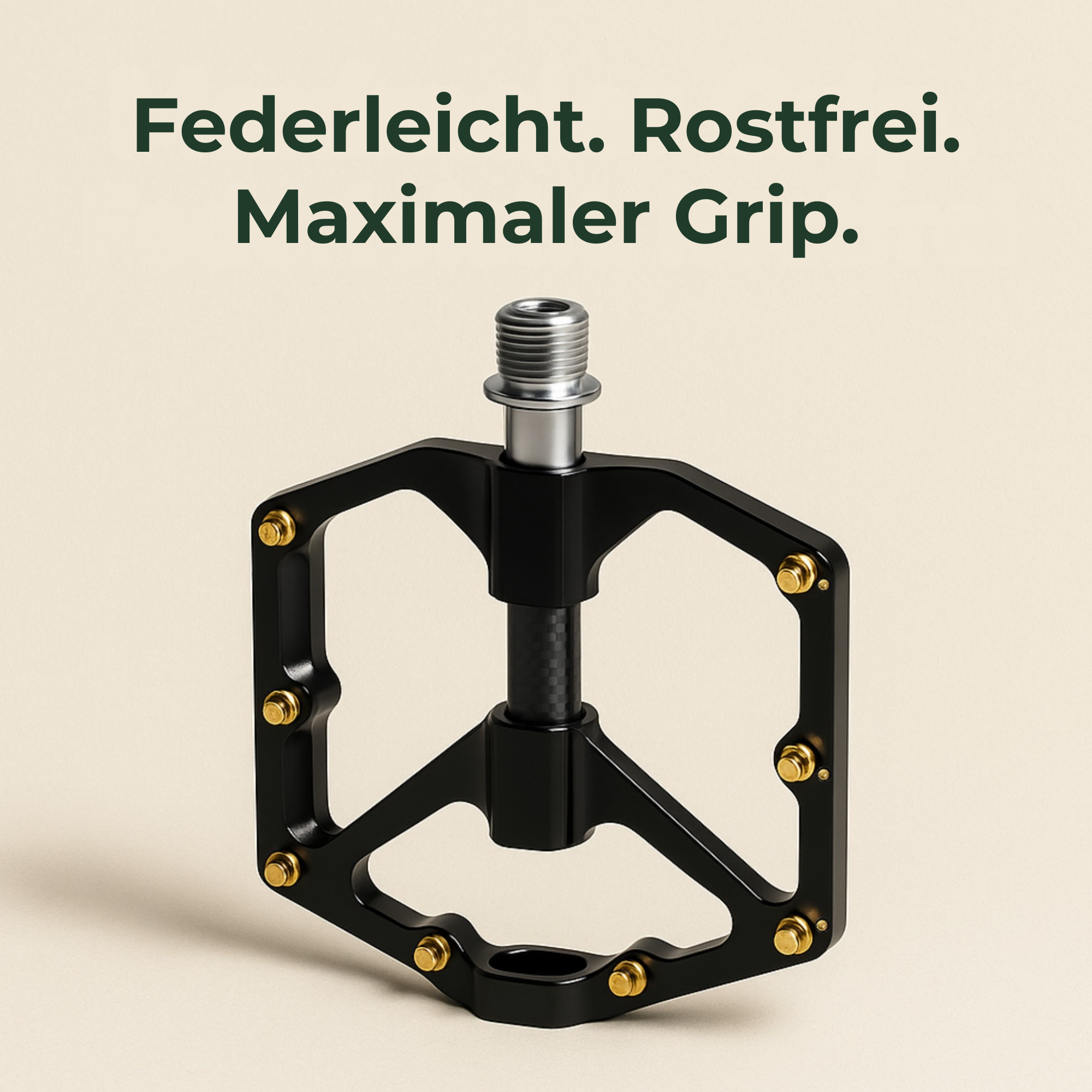 PedalGrip – Anti-Rutsch Fahrradpedale | Grip Oberfläche + Reflektoren | für City & Trekking