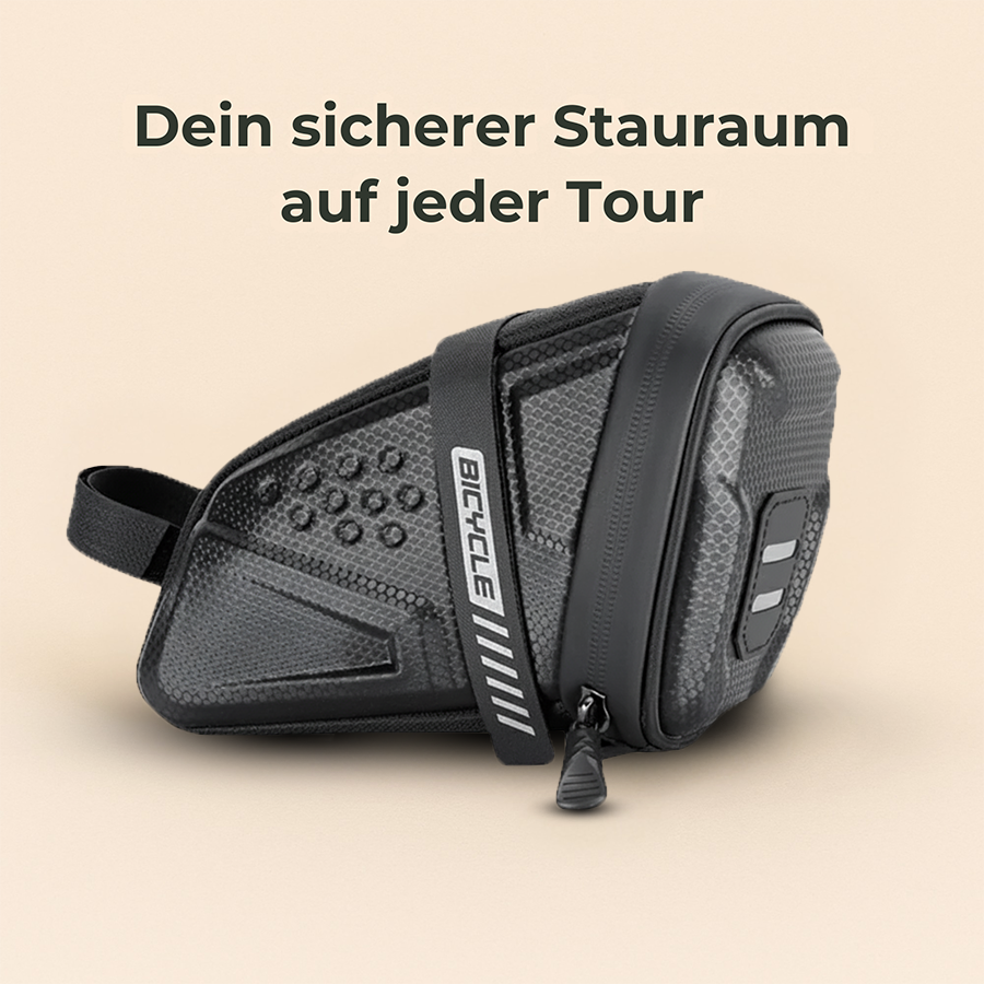 PackPro – Satteltasche wasserdicht | rutschfest & abriebfest | 1,5 L – für Pendler & Radtouren