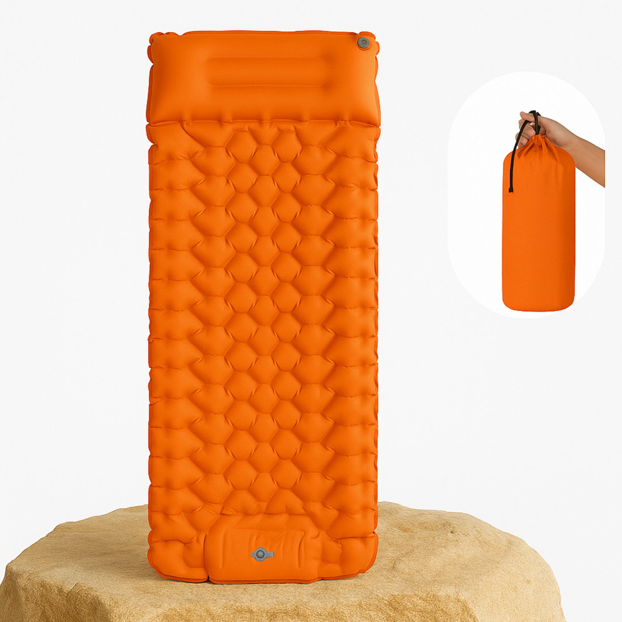 AirEase – selbstaufblasbare Isomatte | 8 cm Komfortdicke wasserfest | ultraleicht & kompakt für Camping & Festival