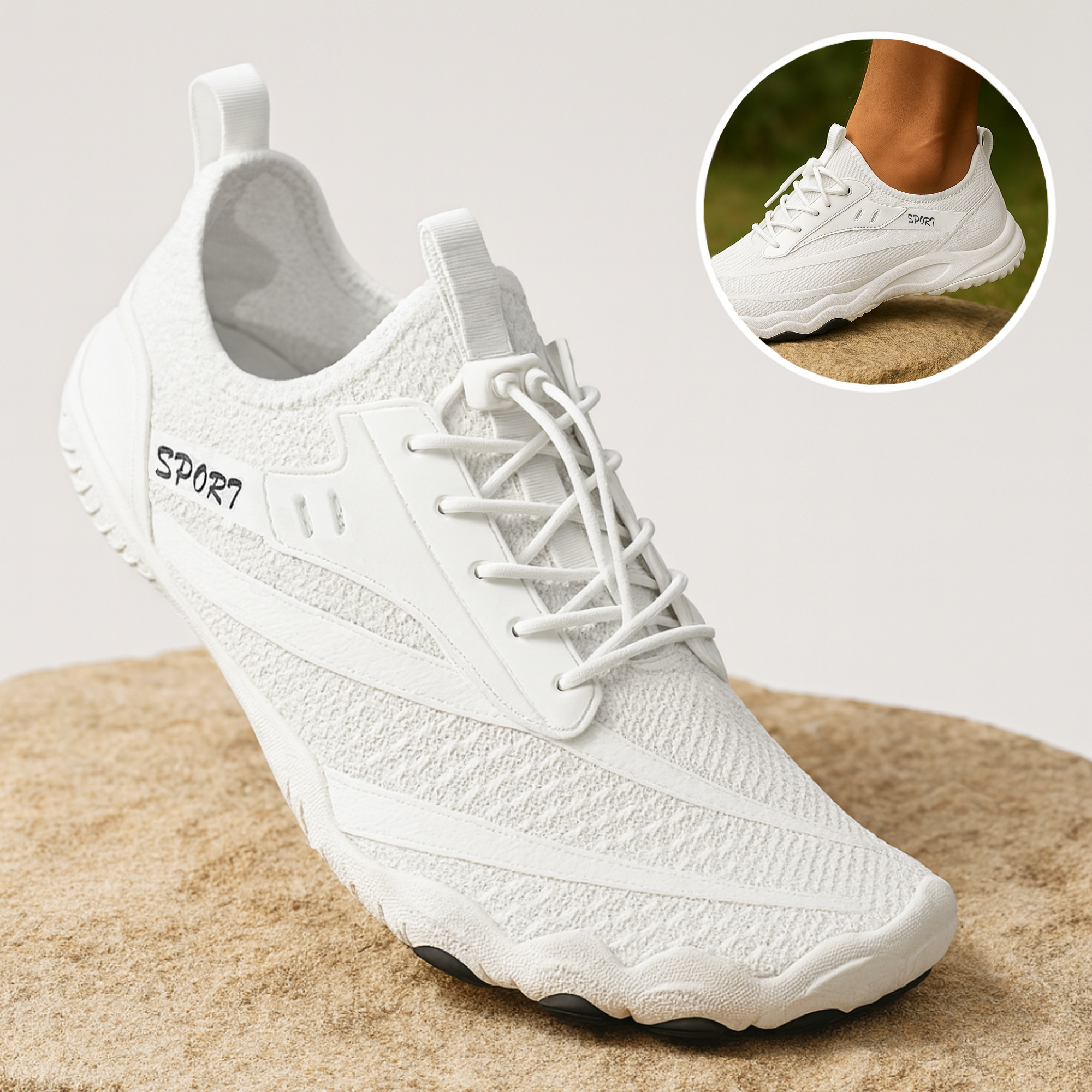 FlexSole – Barfußschuhe | Schmerzlinderung Flexible Sohle | Alltag & Orthopädische Unterstützung