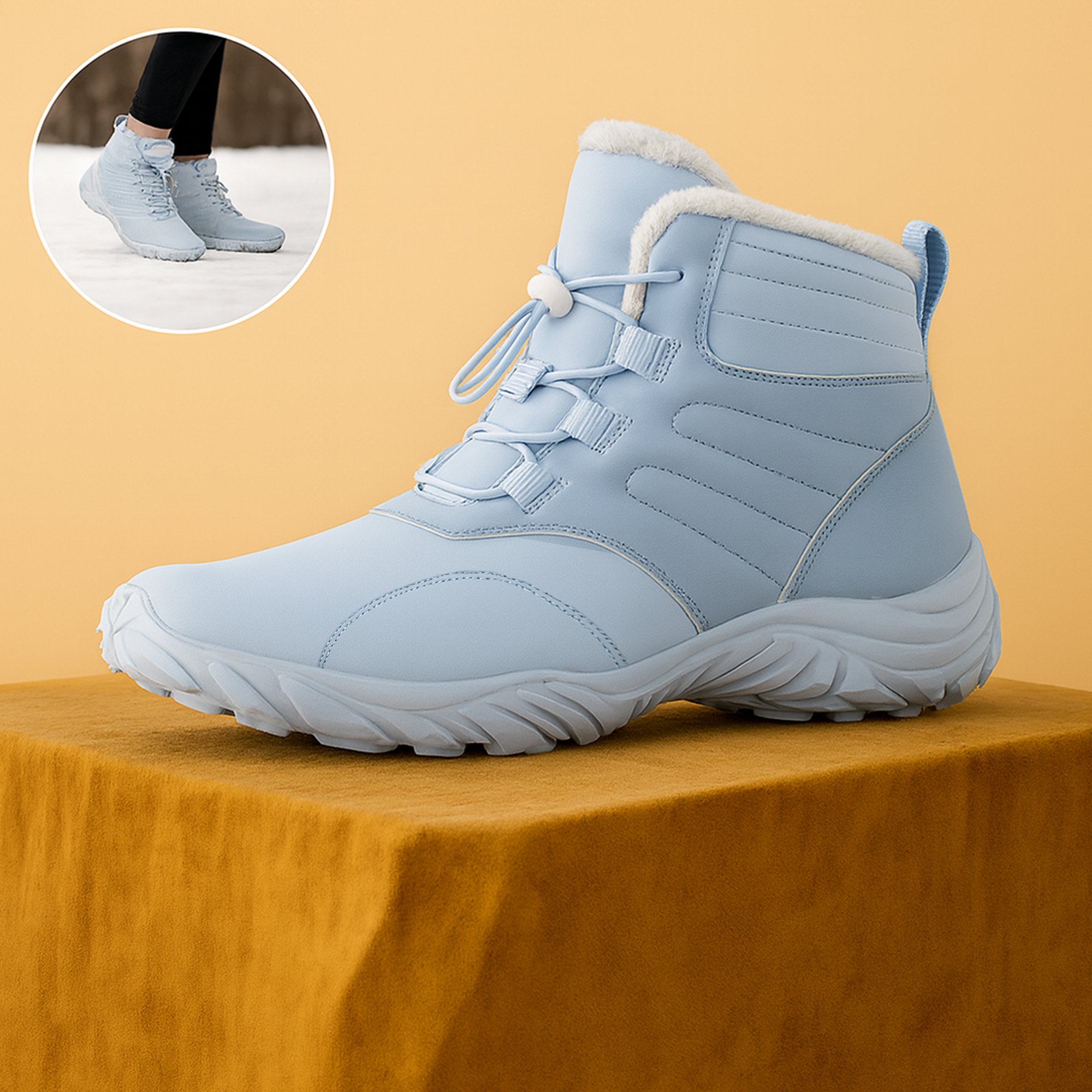 IceGear – Winter Barfußschuhe | wasserdicht rutschfeste Sohle | Outdoor & Alltag