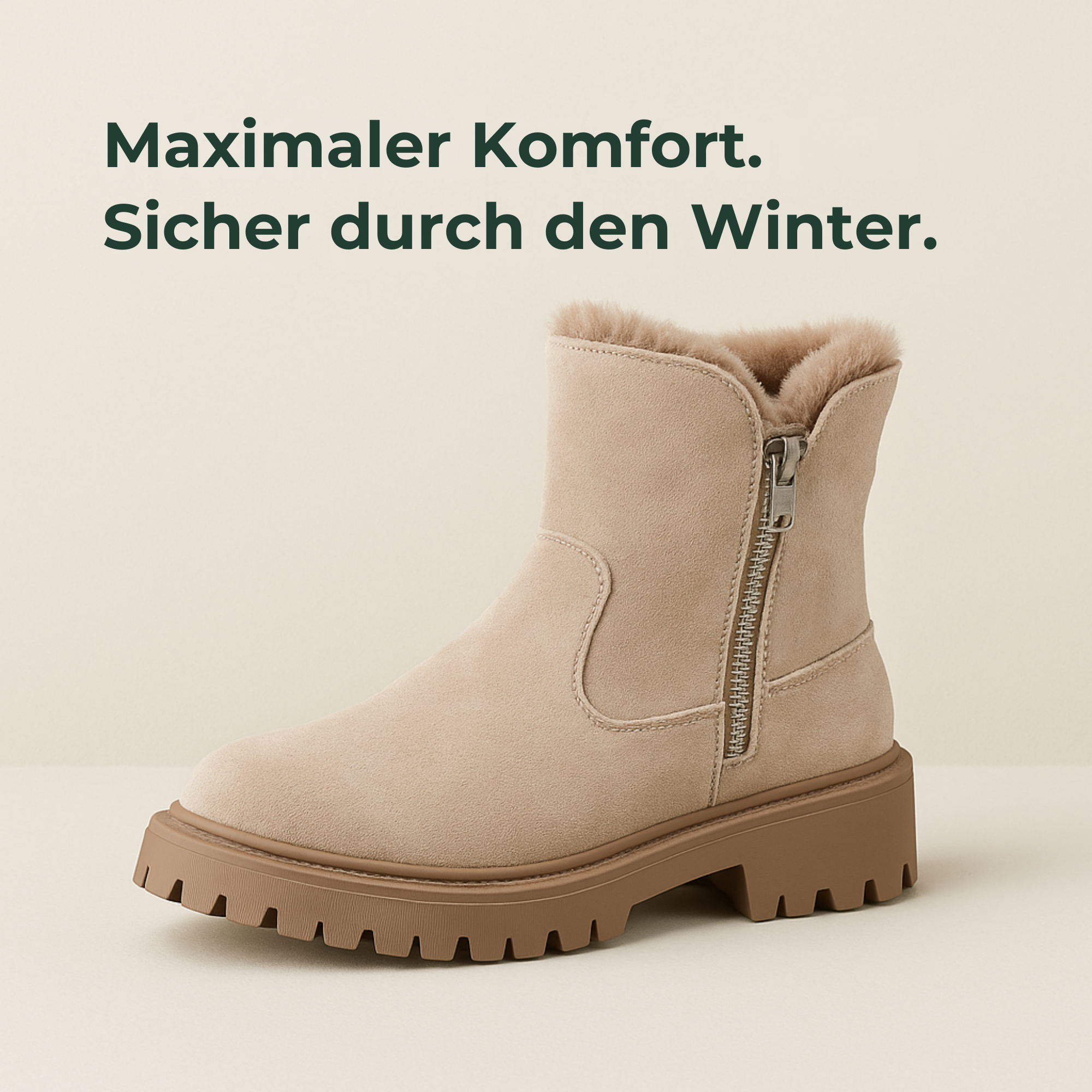 OrthoSafe – Orthopädische Winterstiefel | rutschfest & stoßdämpfend, atmungsaktiv & wasserdicht | lindert Fußschmerzen im Alltag