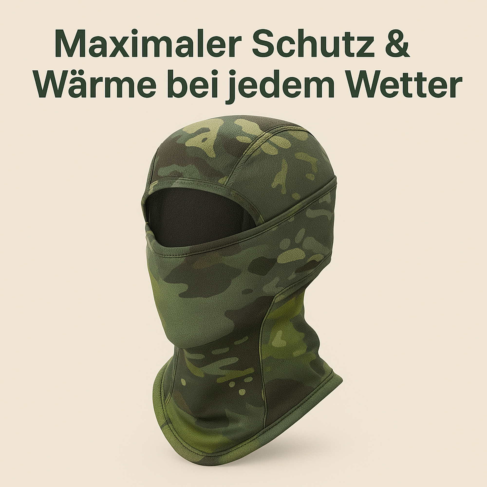 ArcticGuard – Fleece Sturmhaube | winddicht & atmungsaktiv | unisex Outdoor Kälteschutz