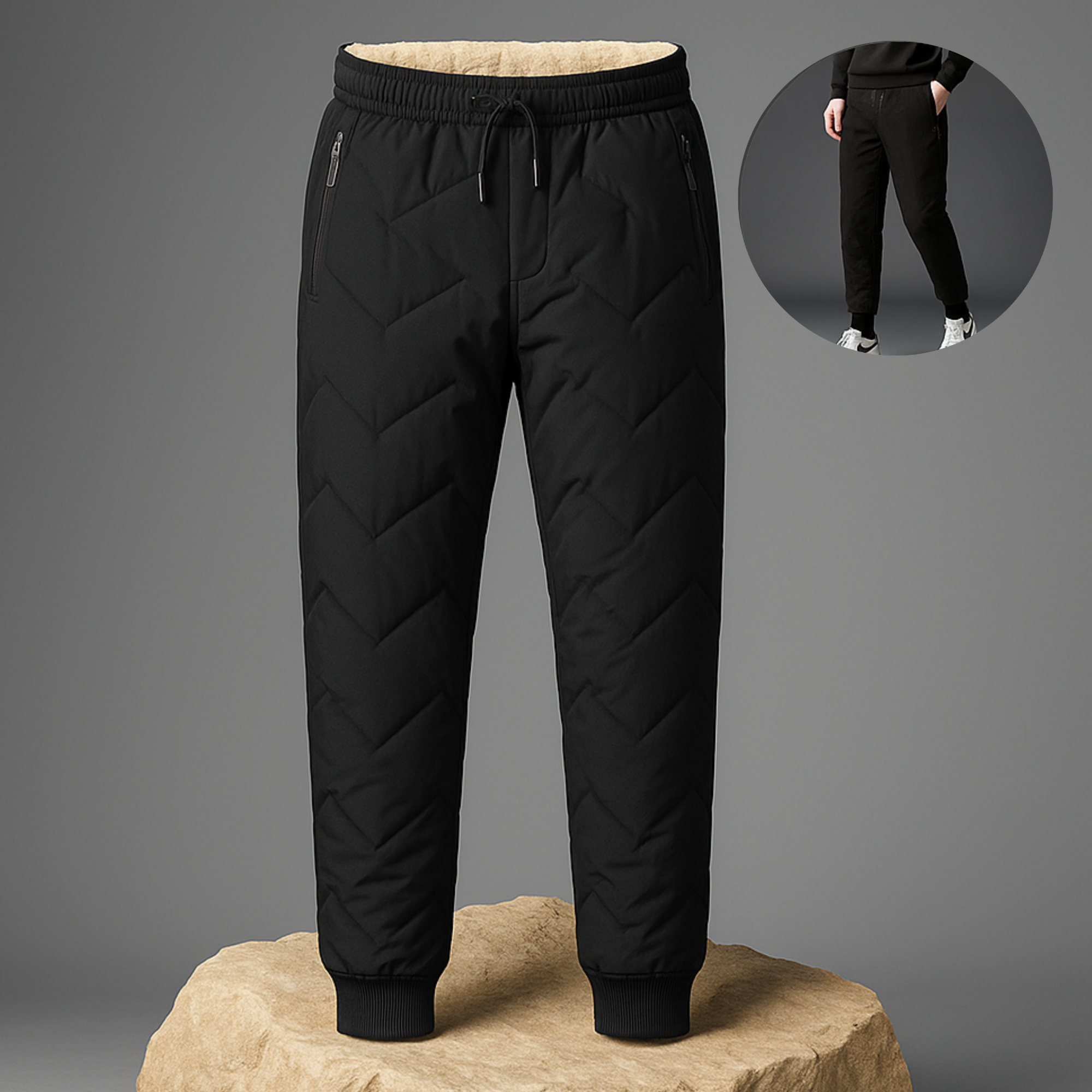 HeatLine – Thermo Jogginghose | isolierend & wärmend leicht & flexibel | Outdoor-Freizeit & Home-Comfort