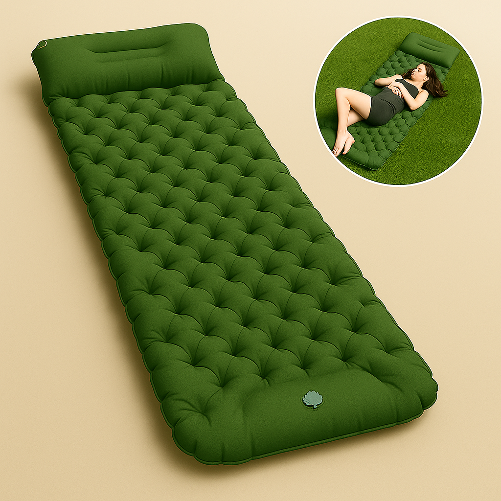 CampLeicht – ultraleichte Isomatte | selbstaufblasbar wasserdicht | Camping & Rucksackreisen