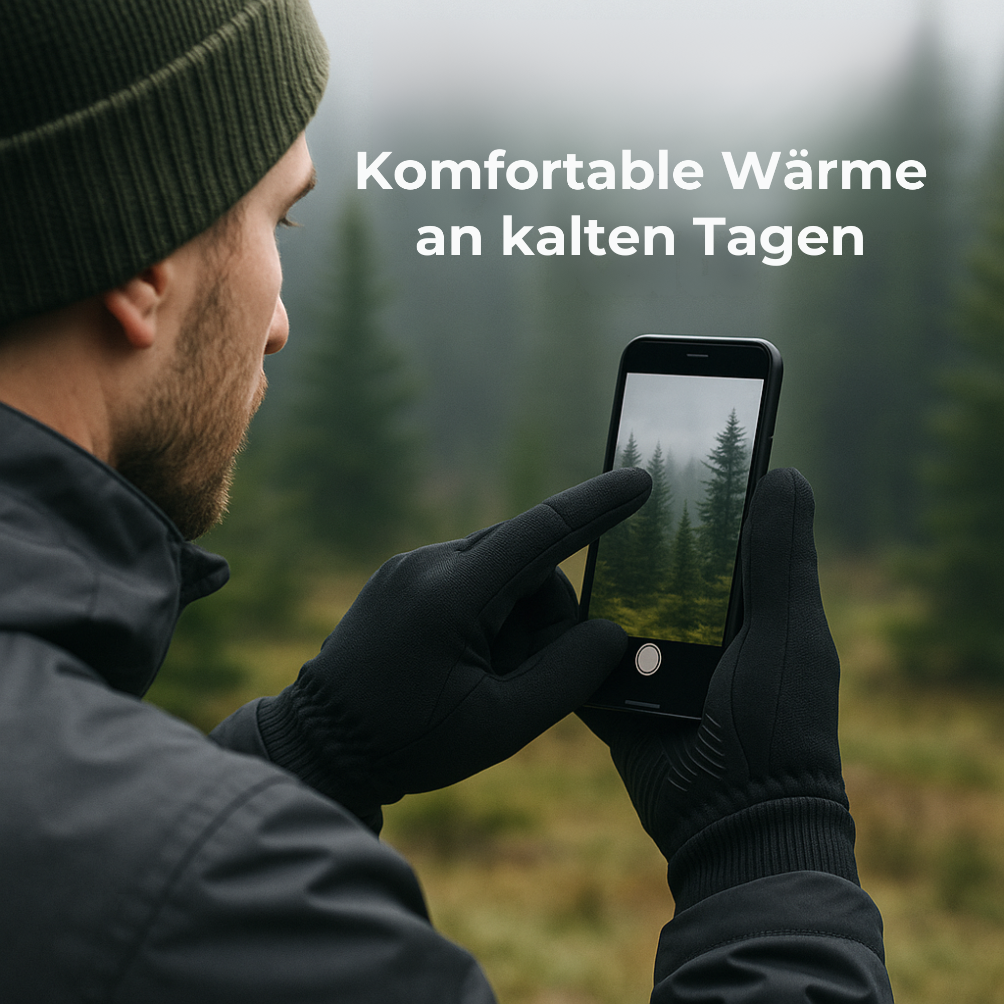 ProGrip – Winter Fahrradhandschuhe | touchscreen rutschfest winddicht | Herren & Damen