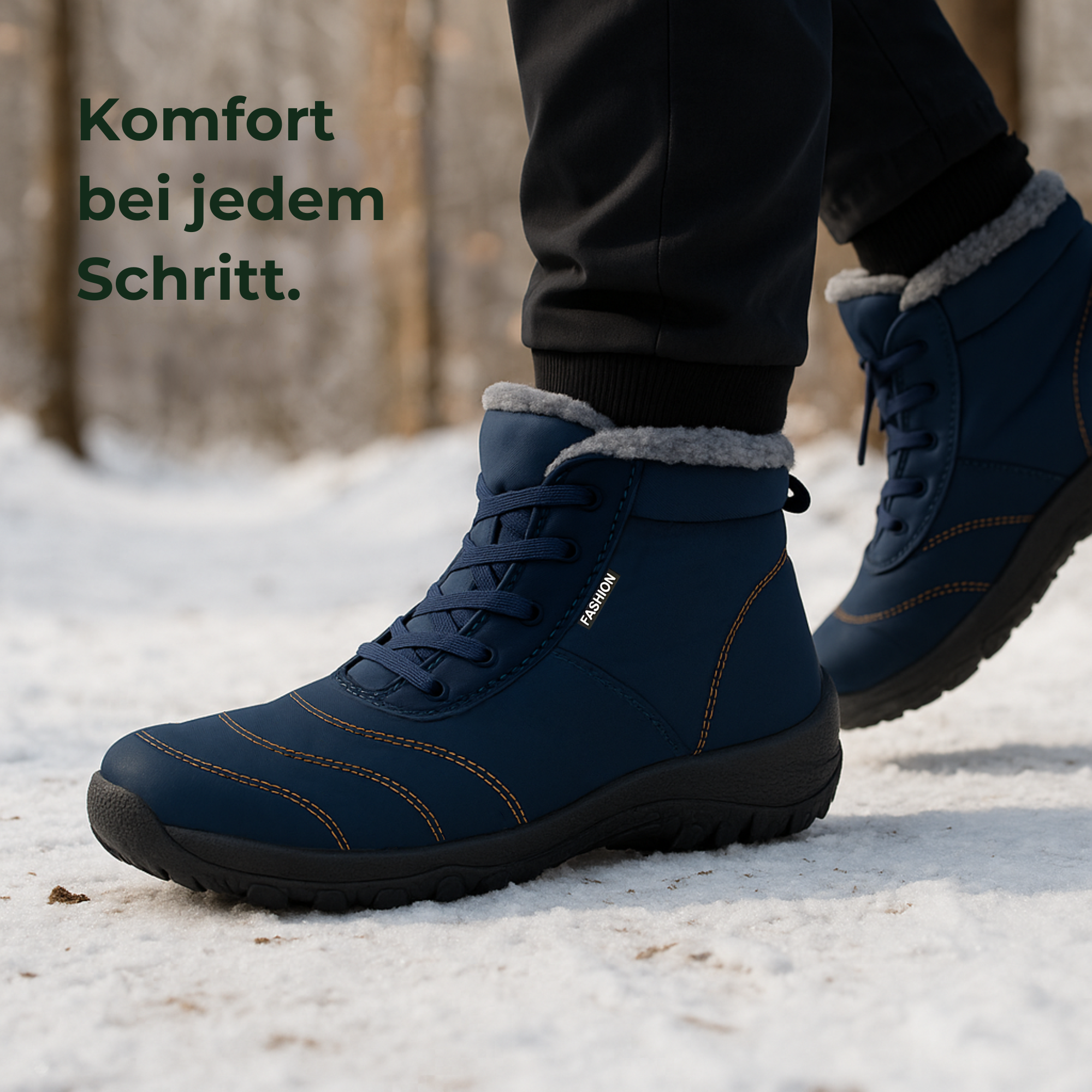 WarmFit – Barfuß Winterschuhe | wasserfest fleece-gefüttert | rutschfest & breite Zehenbox | gesunde Haltung im Winter