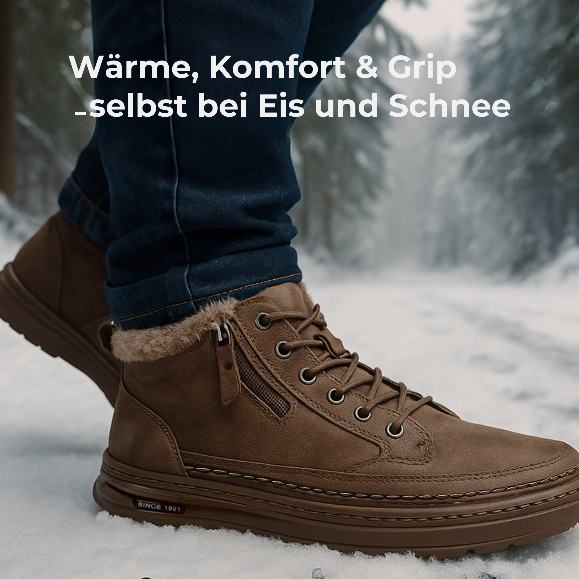 AlpinTrek – Thermo Komfortschuh | schmerzlindernd rutschfest atmungsaktiv – Winter Alltag & Outdoor