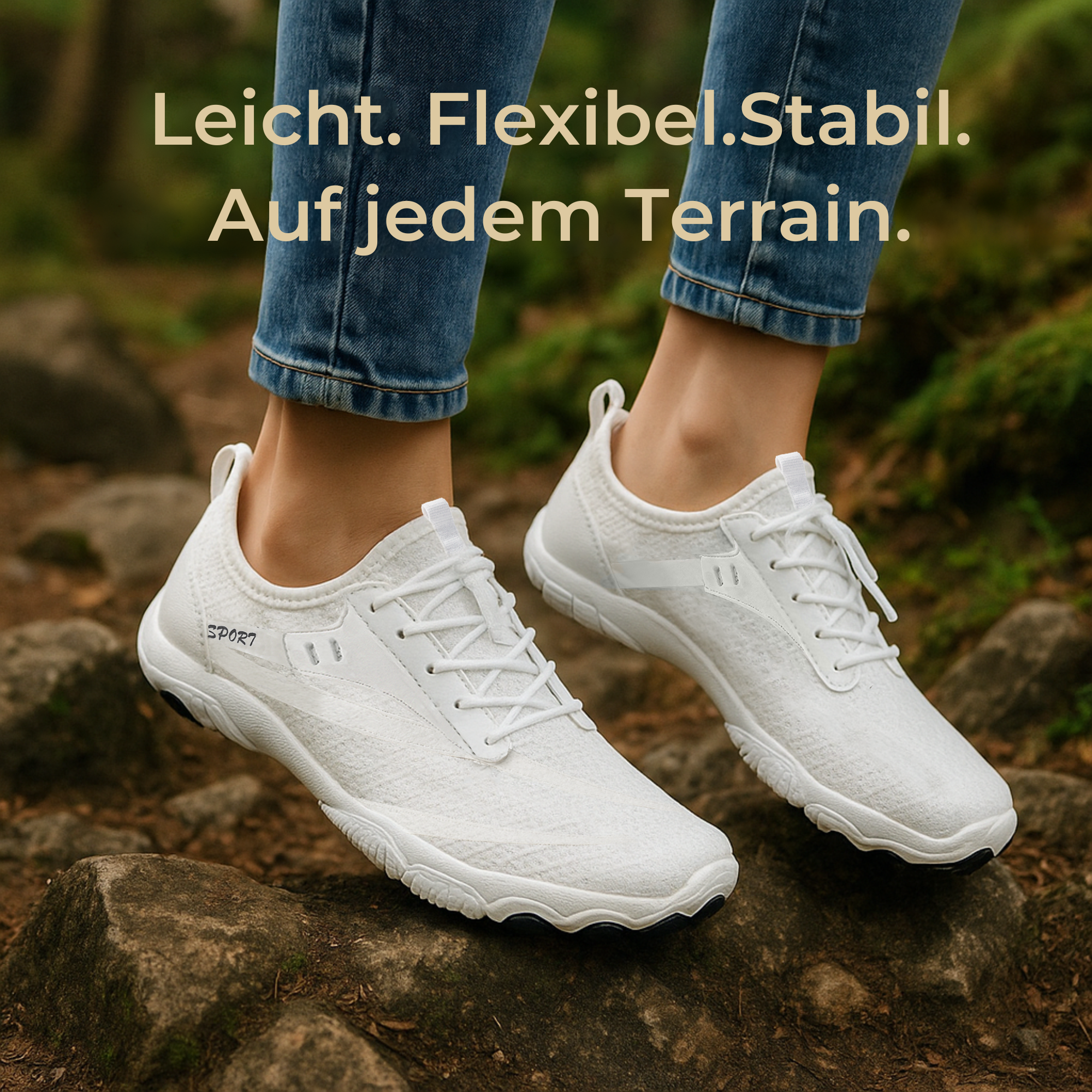 FlexSole – Barfußschuhe | Schmerzlinderung Flexible Sohle | Alltag & Orthopädische Unterstützung