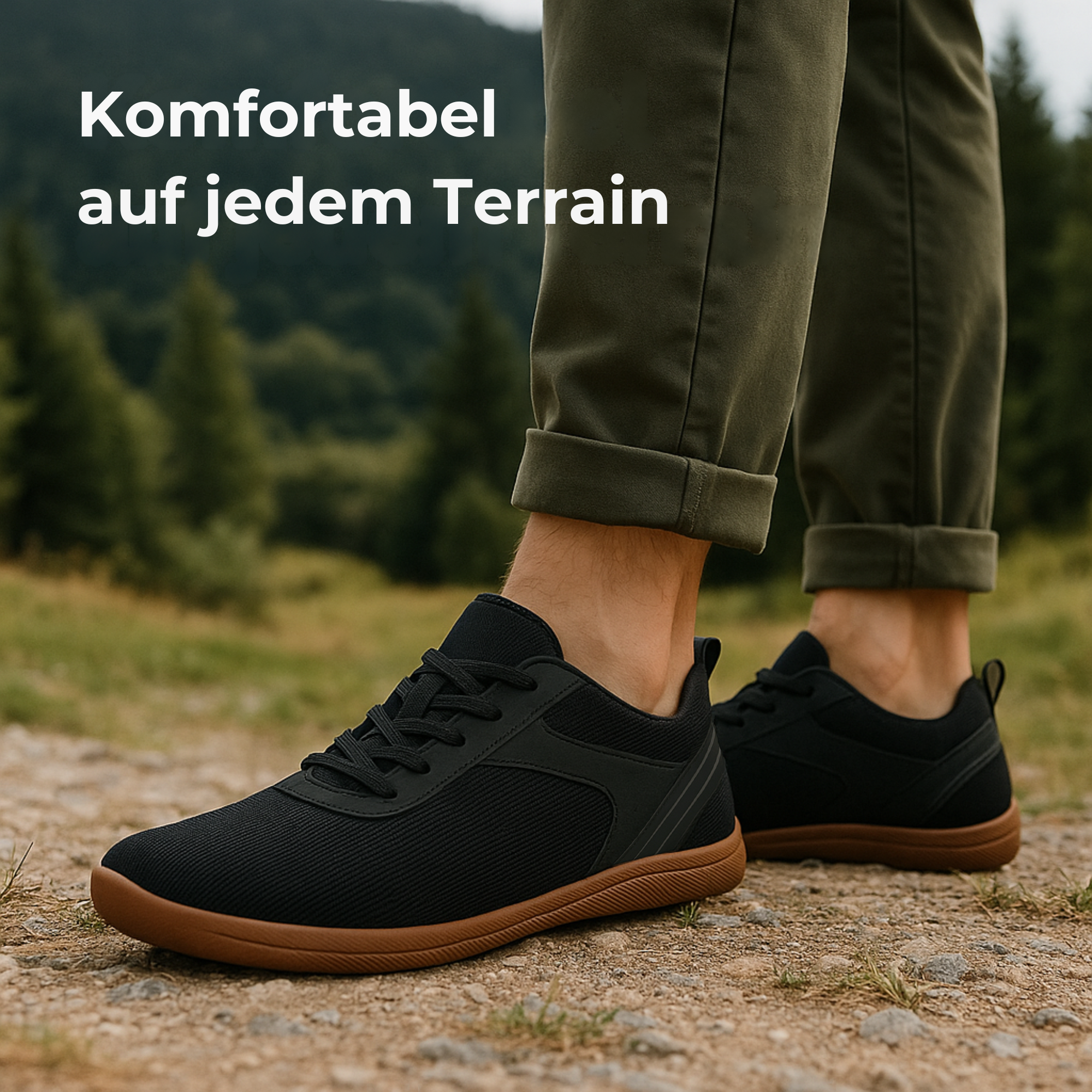 SneakFlex – Barfußschuhe Sneaker | Hallux‑Valgus Linderung & Fußgesundheit | atmungsaktiv rutschfest | Alltag für Damen & Herren