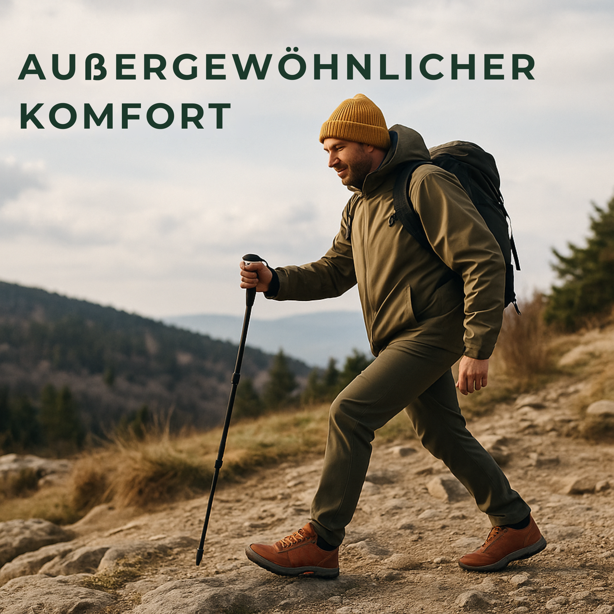 OrthoBalance – Orthopädischer Herrenschuh gegen Fußschmerzen | Ergonomisches Design mit rutschfester Sohle | Alltag & Beruf