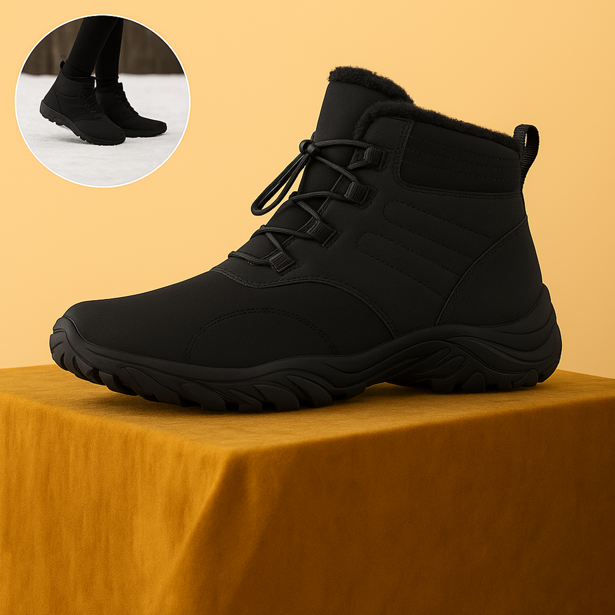 IceGear – Winter Barfußschuhe | wasserdicht rutschfeste Sohle | Outdoor & Alltag