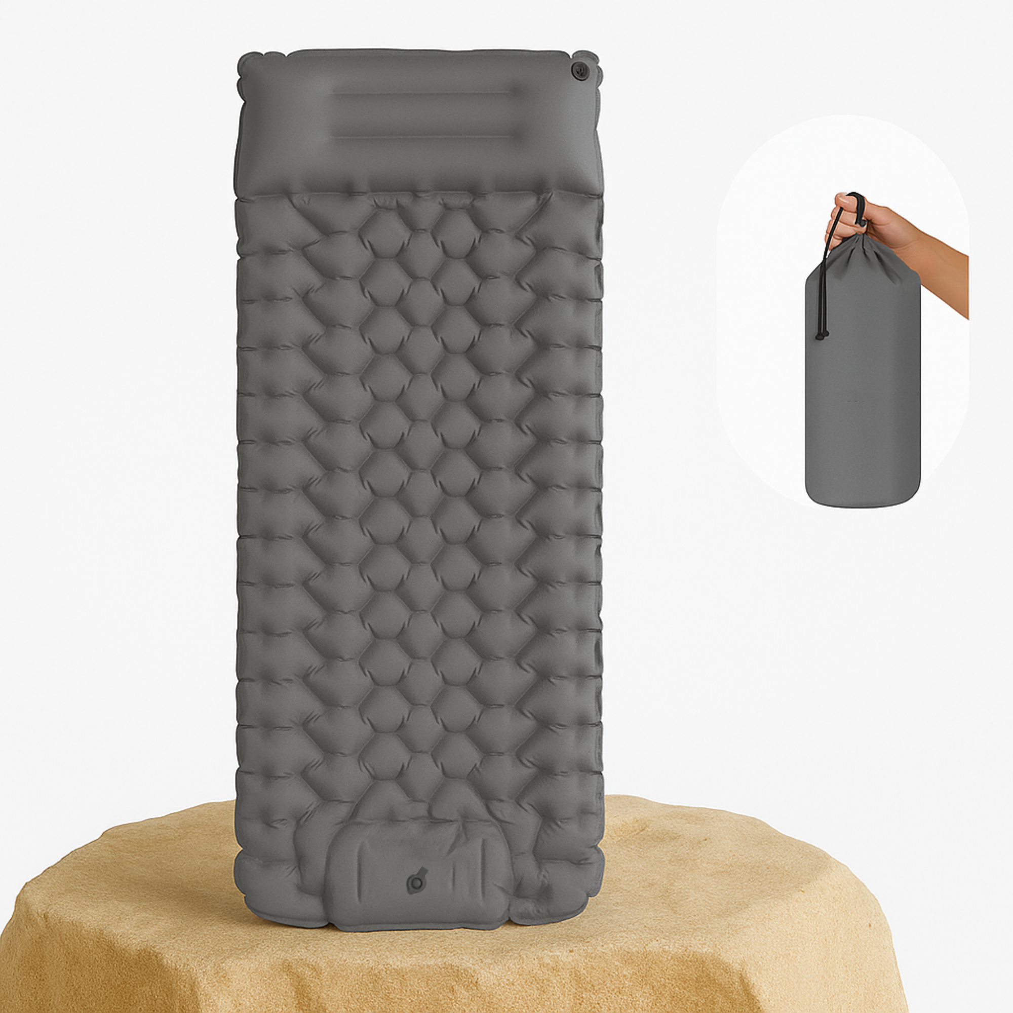 AirEase – selbstaufblasbare Isomatte | 8 cm Komfortdicke wasserfest | ultraleicht & kompakt für Camping & Festival