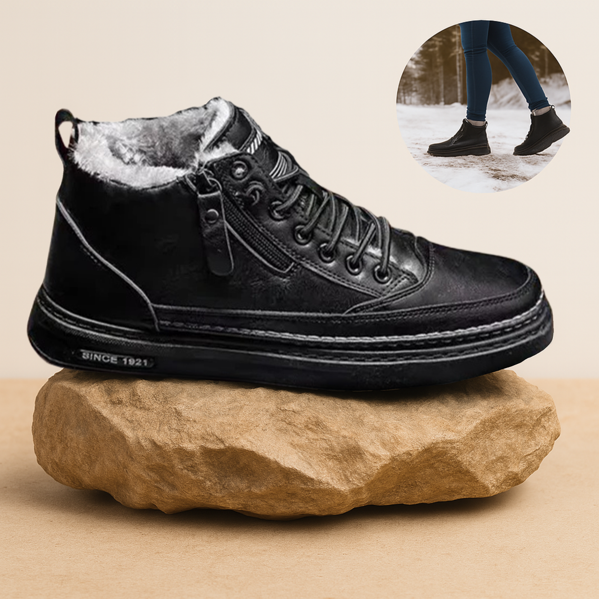 AlpinTrek – Thermo Komfortschuh | schmerzlindernd rutschfest atmungsaktiv – Winter Alltag & Outdoor