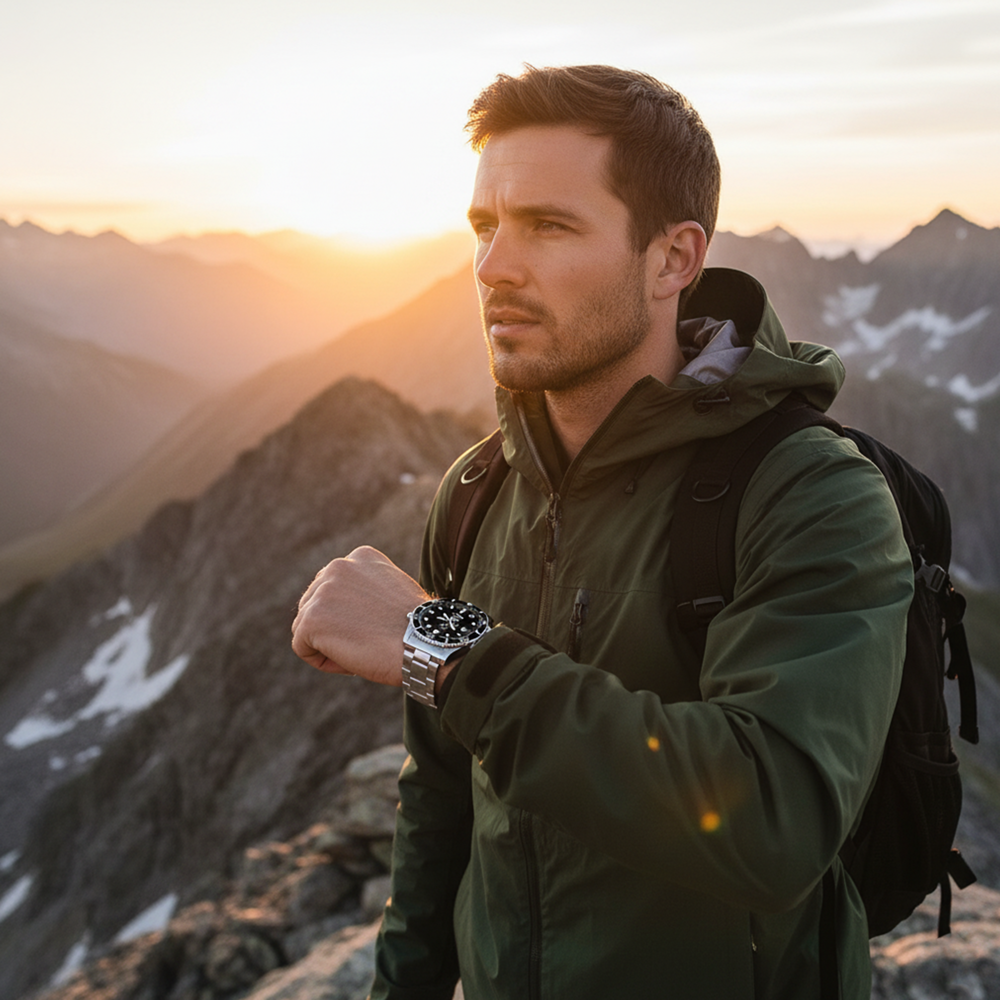 TitanPro – robuste Smartwatch | 10 Tage Akku & IP68 Edelstahlgehäuse | Outdoor Uhr für Handwerker & Sport