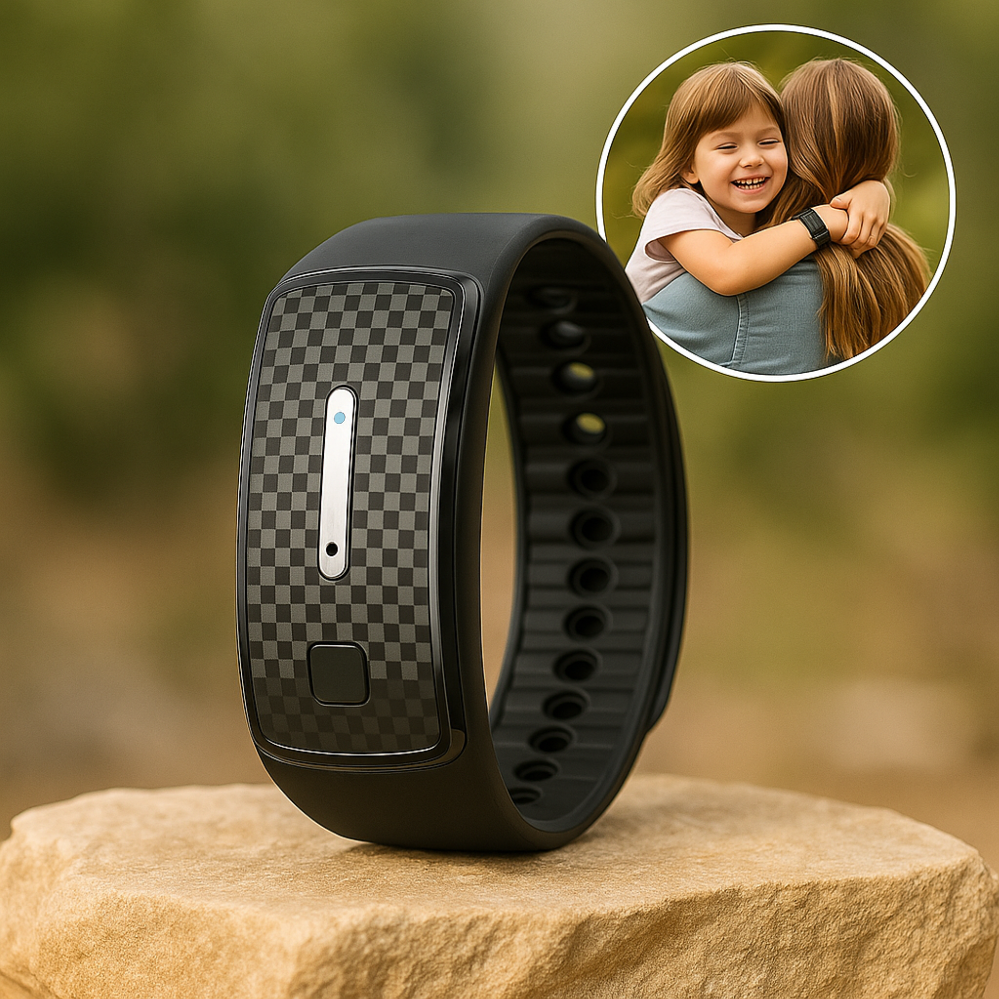 BuzzGuard – Mückenschutz Armband Ultraschall | Wiederaufladbar & Chemiefrei | Für Camping, Kinder & Outdoor