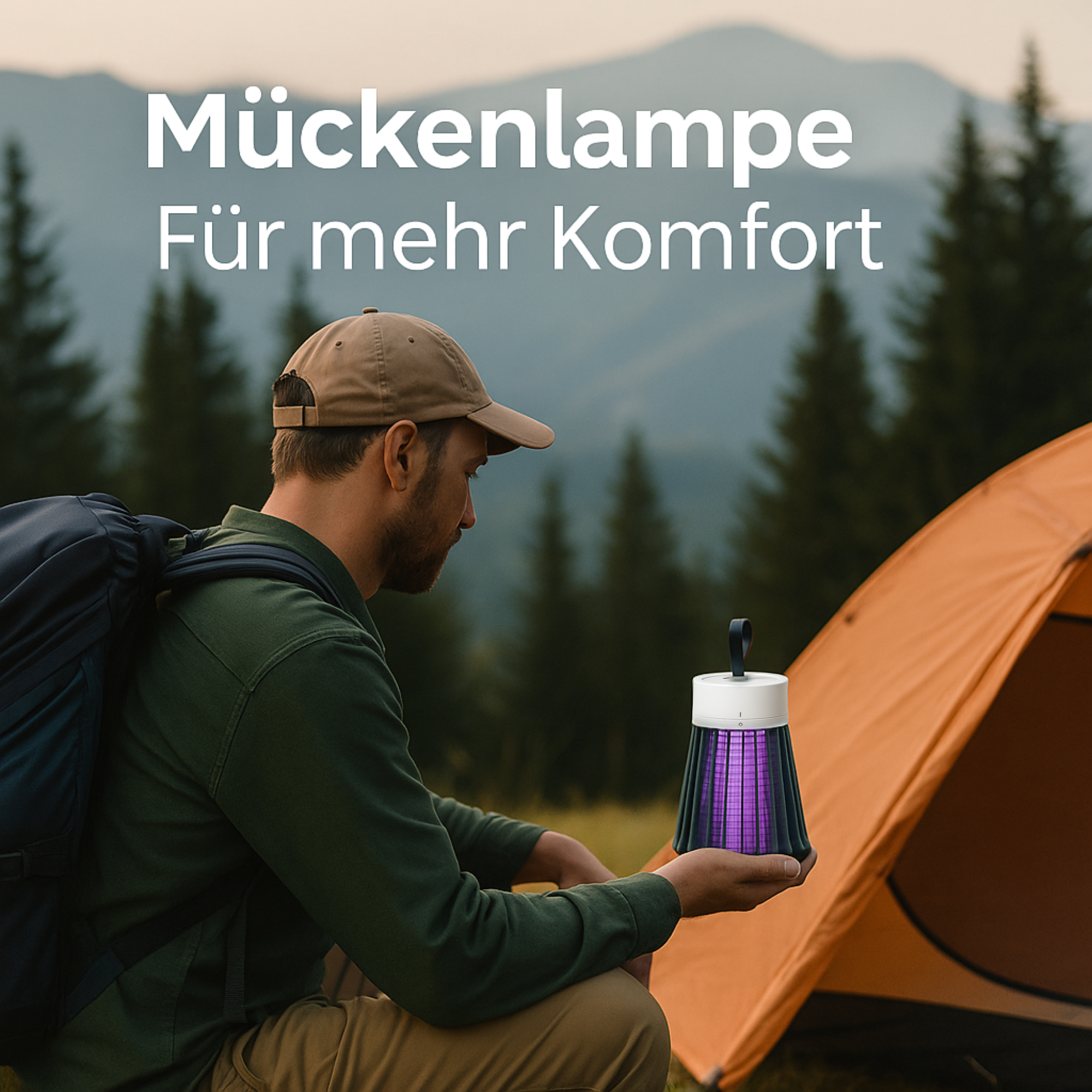 SilentGuard – Mückenvernichter elektrisch | Ultra leise & geruchsfrei LED-Falle | Sicher für Schlafzimmer & Kinder