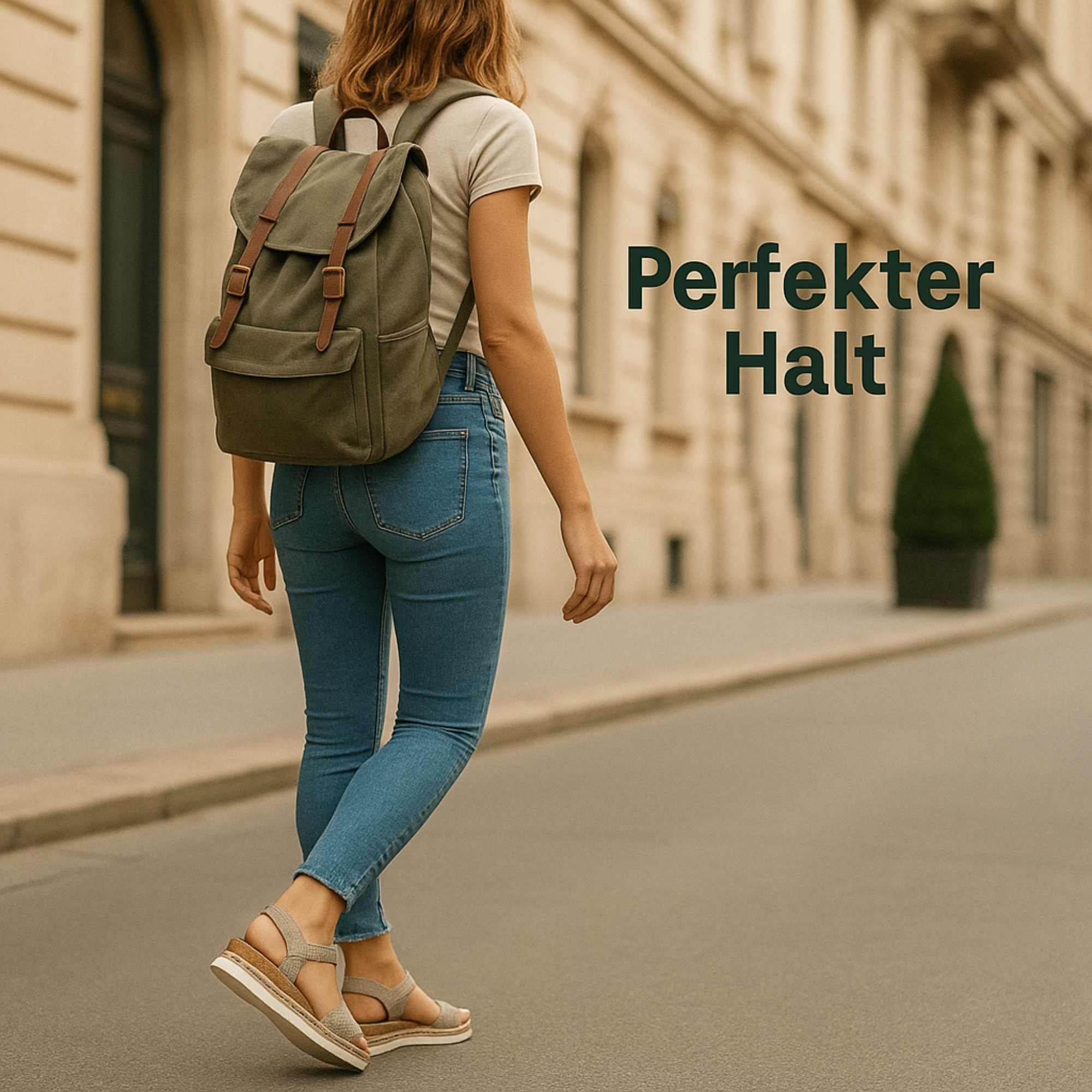 Levoria – Orthopädische Damen-Sandalen | Schmerzlindernd & Rutschfest mit Keilabsatz | Für Alltag, Arbeit & empfindliche Füße