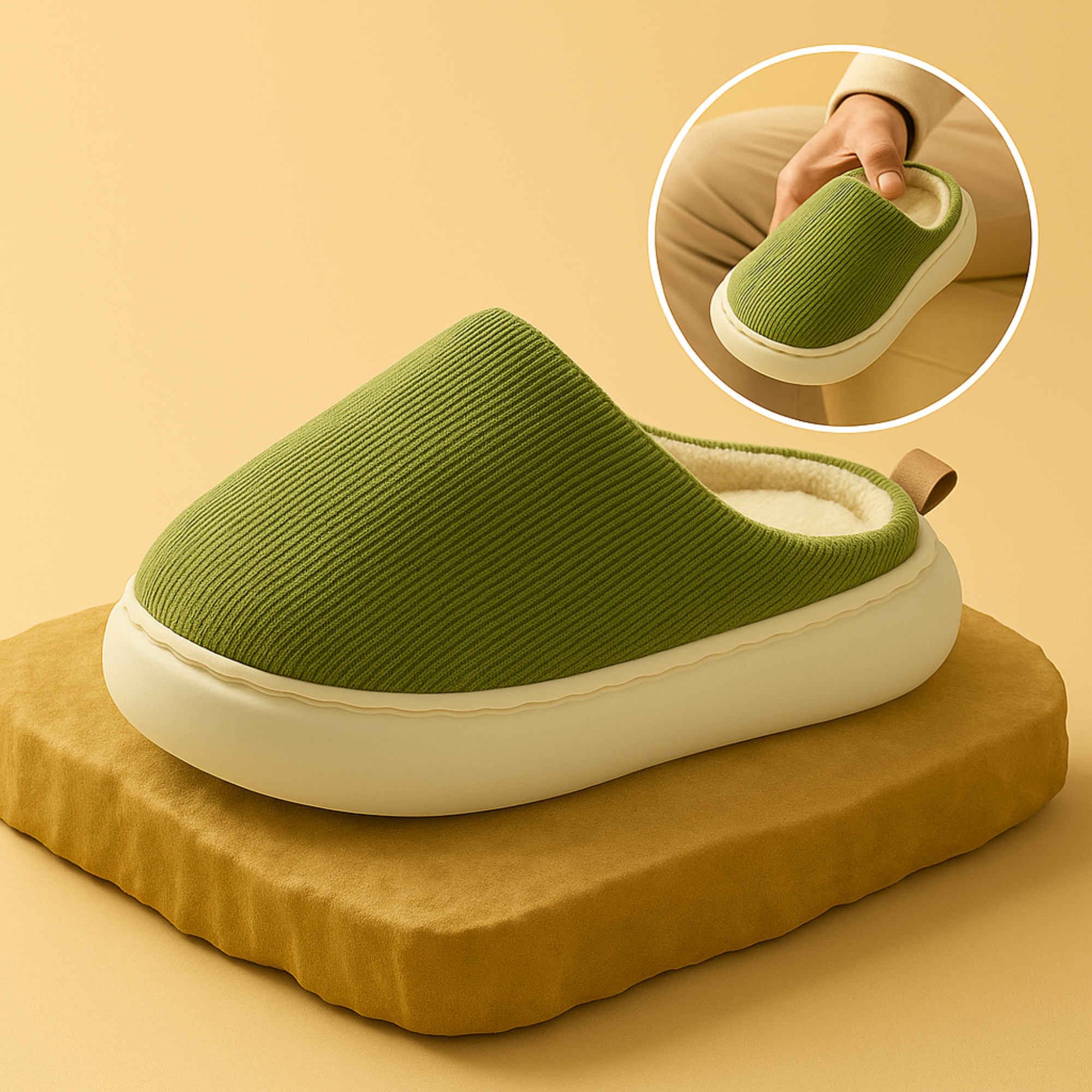 OrthoSlip – orthopädische Hausschuhe | rutschfest & gefüttert atmungsaktiv | Fußkomfort für Zuhause