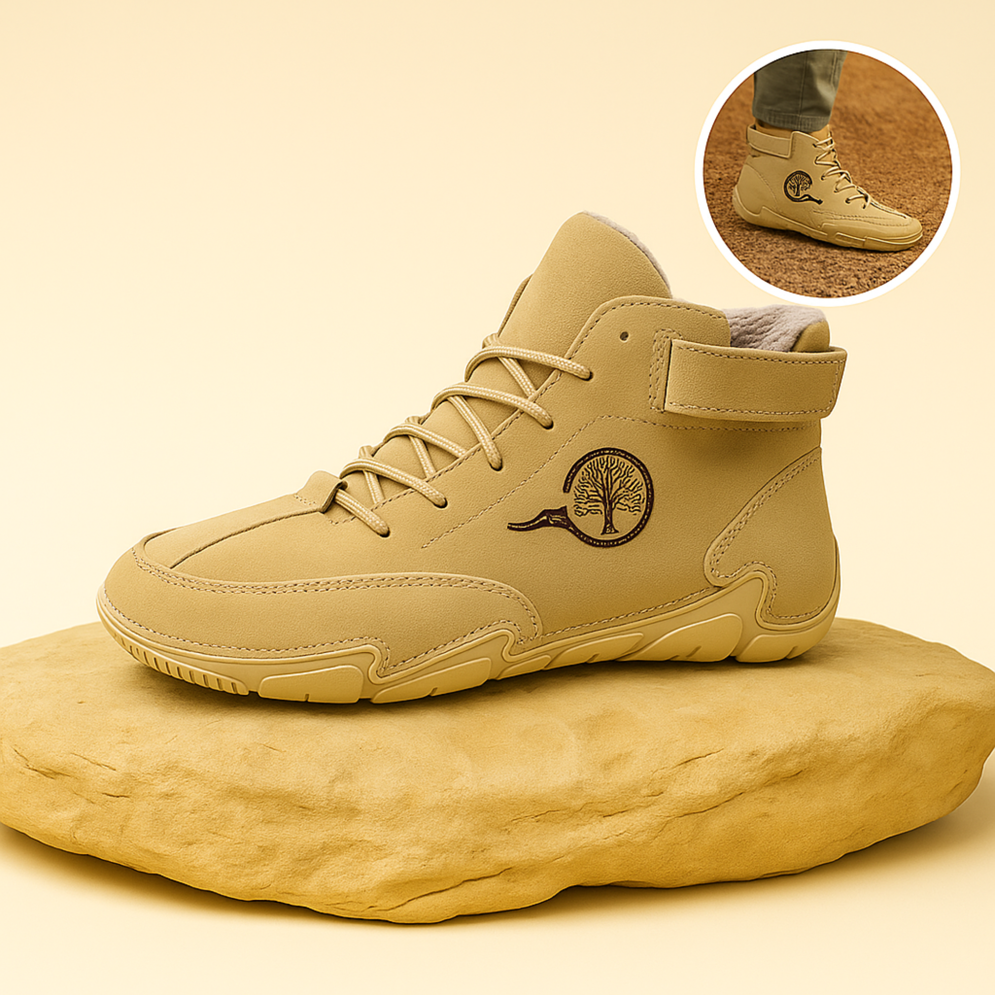 OrthoLyn – Barfußschuhe gegen Fußschmerzen | Atmungsaktiv & mit Dämpfung | Ideal bei Fersensporn & Alltag