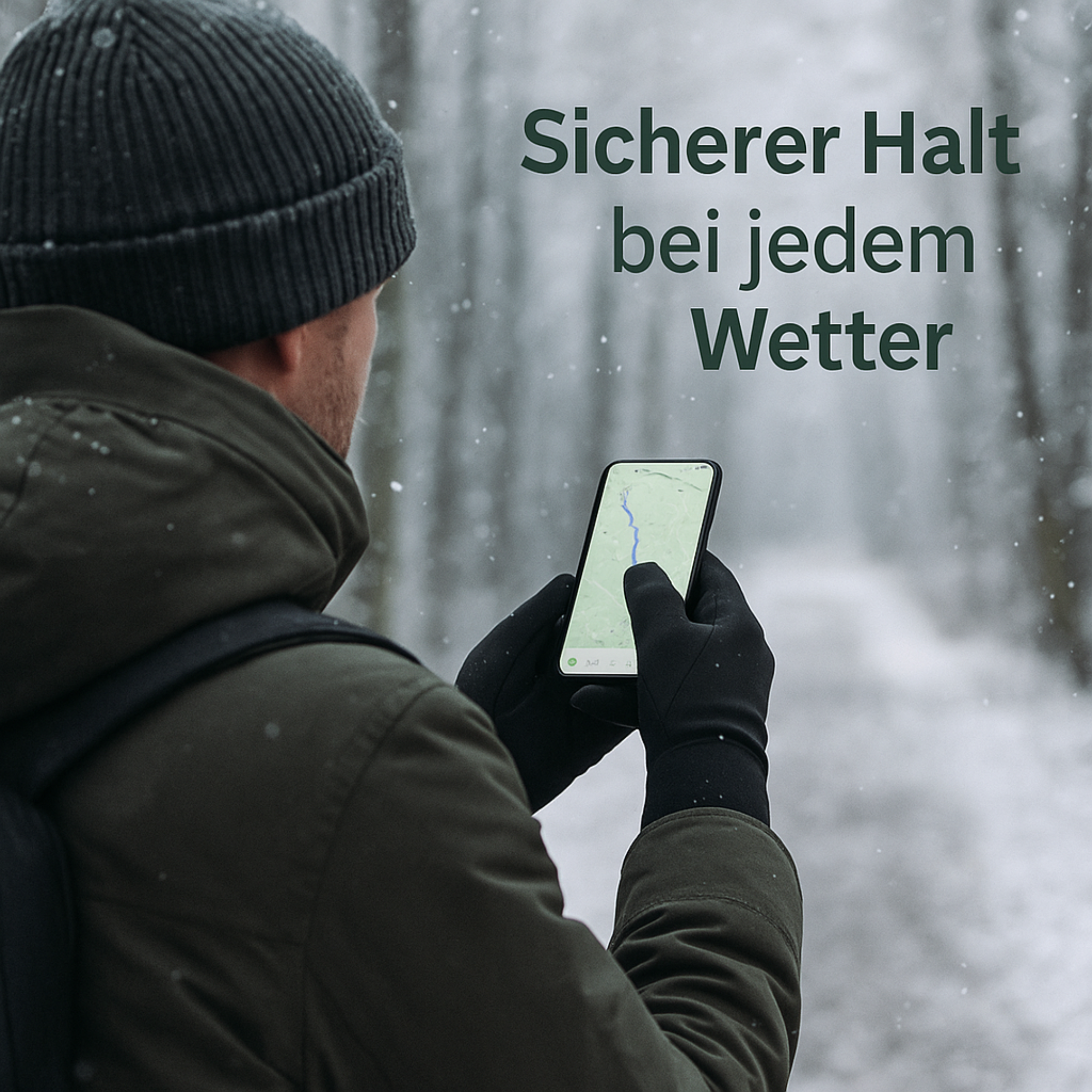 HandFrost – Thermo-Handschuhe Herren & Damen | Touchscreen-fähig Rutschfest | Für Winter, Fahrrad, Arbeit & Outdoor bei Kälte