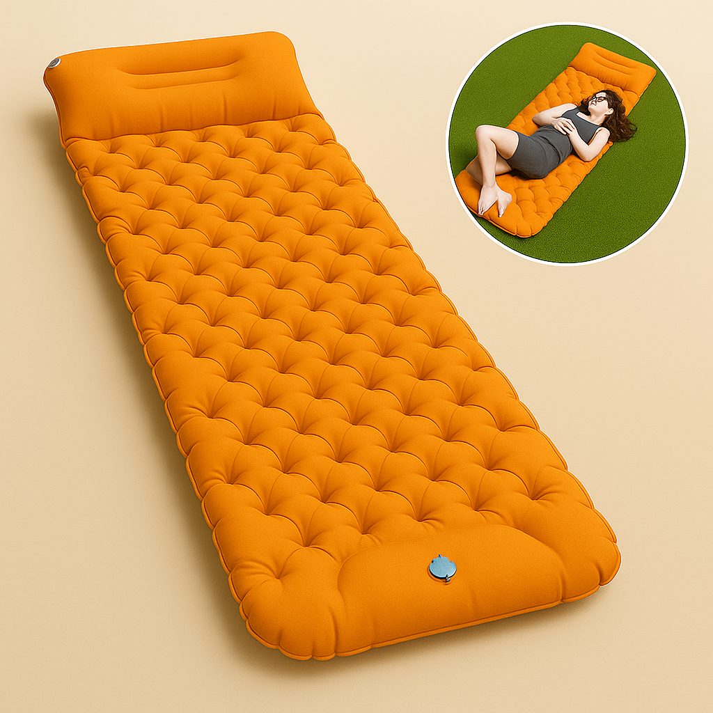 CampLeicht – ultraleichte Isomatte | selbstaufblasbar wasserdicht | Camping & Rucksackreisen