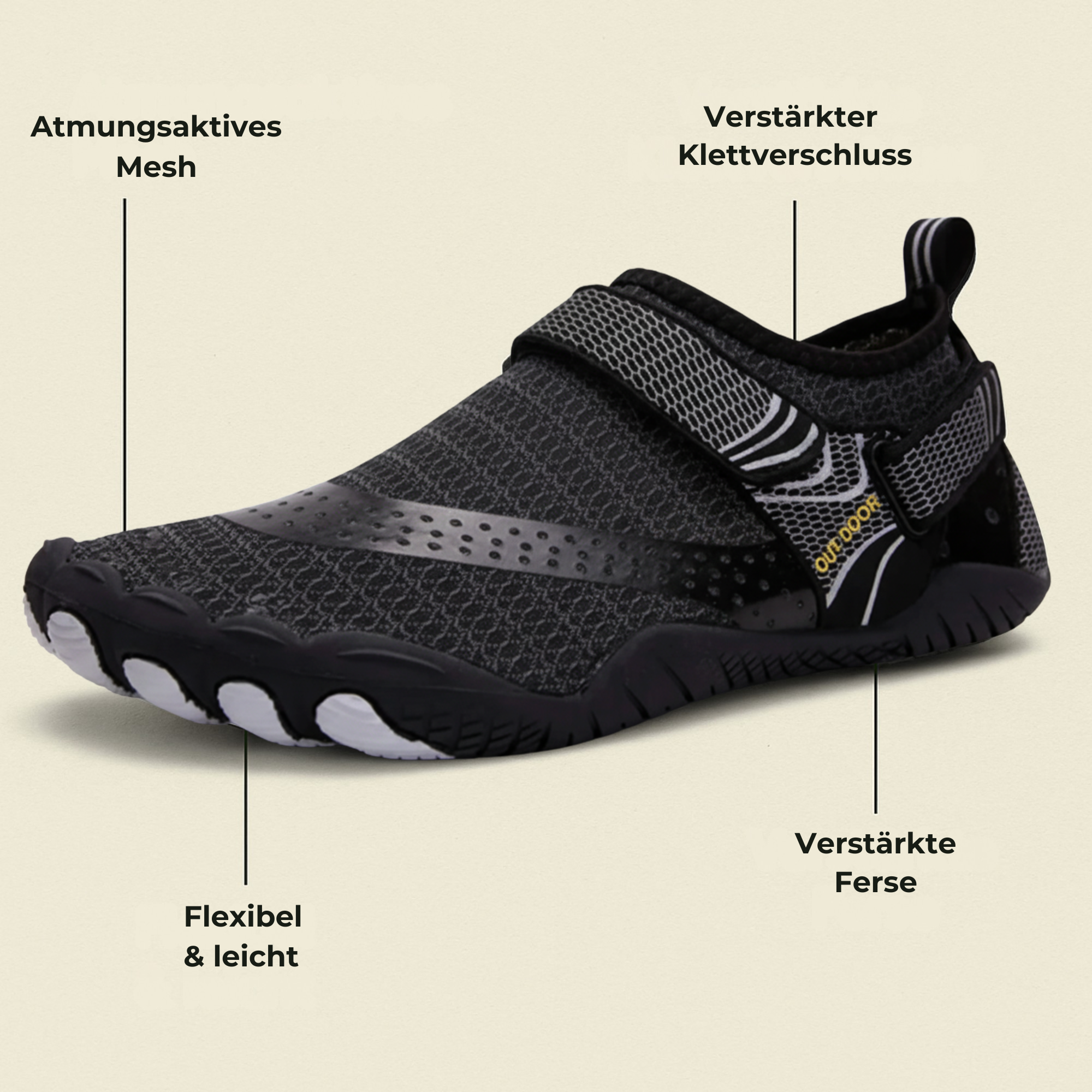 FlexFoot – Barfußschuh für natürliche Bewegung | spürbare Entlastung & maximaler Komfort