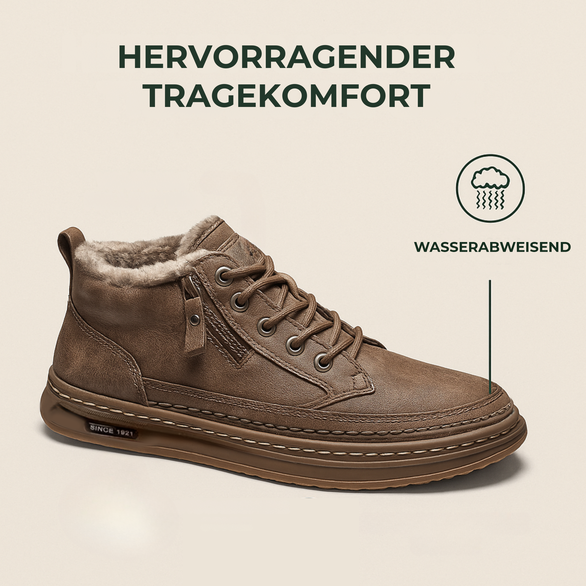 AlpinTrek – Thermo Komfortschuh | schmerzlindernd rutschfest atmungsaktiv – Winter Alltag & Outdoor