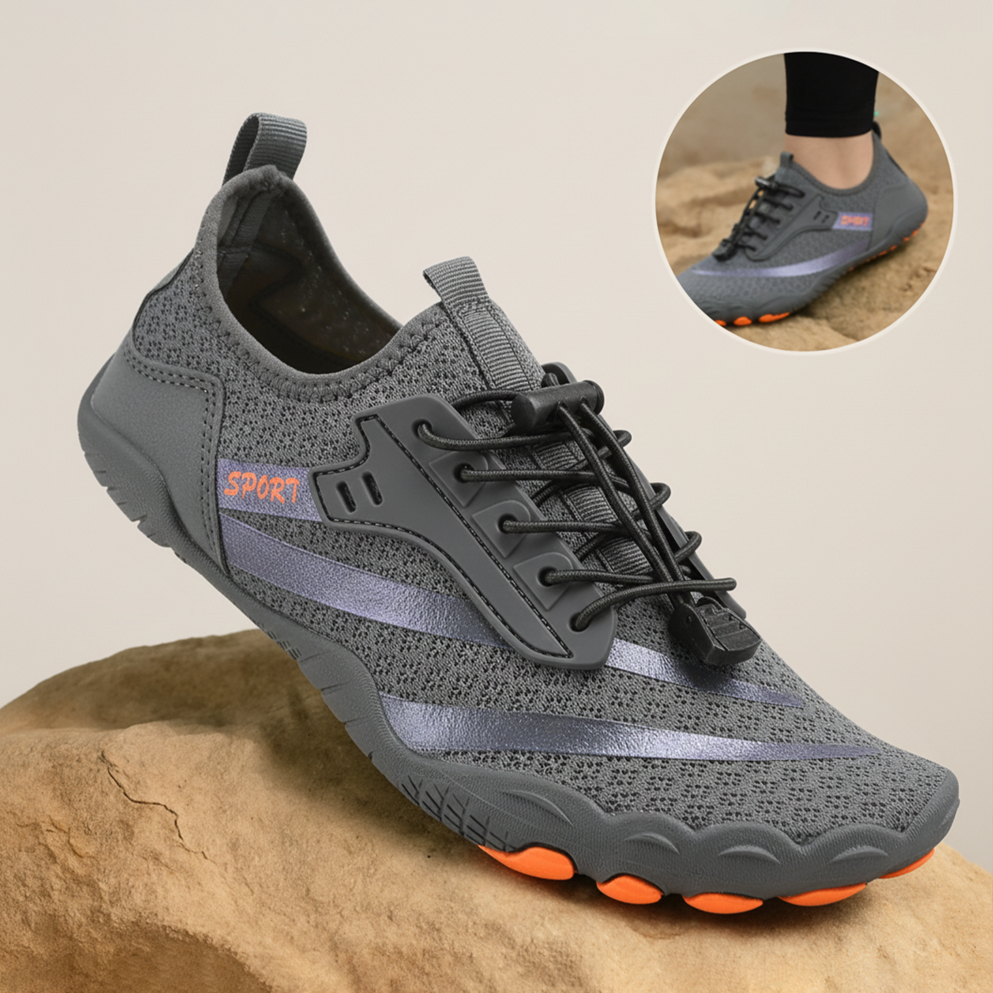 FlexSole – Barfußschuhe | Schmerzlinderung Flexible Sohle | Alltag & Orthopädische Unterstützung