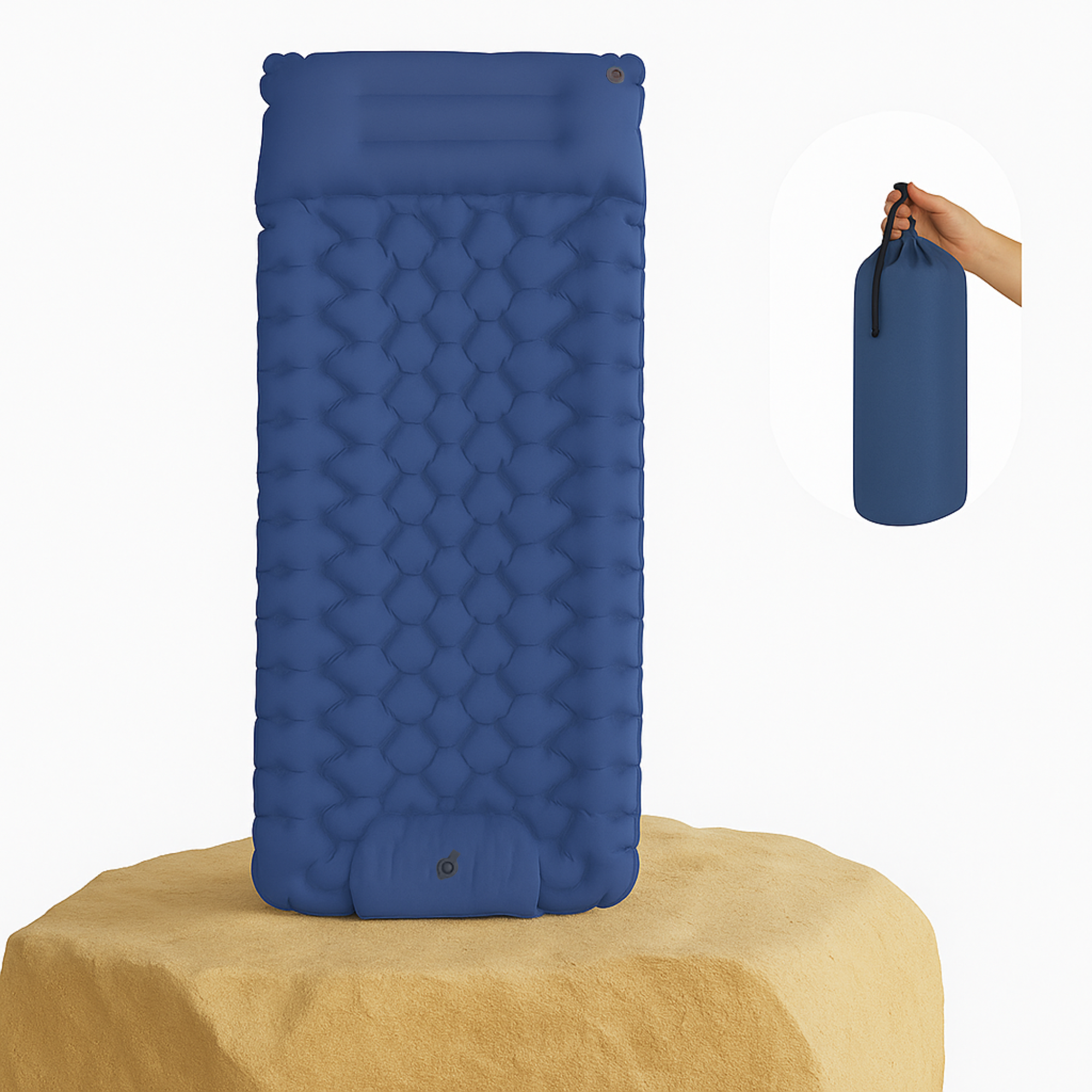 AirEase – selbstaufblasbare Isomatte | 8 cm Komfortdicke wasserfest | ultraleicht & kompakt für Camping & Festival