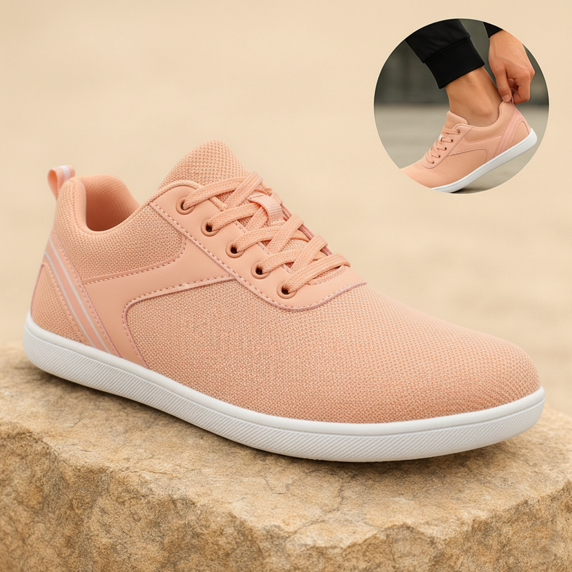 BalanceStep – Barfußschuhe Alltag | Nullabsatz & breite Zehenbox | Atmungsaktiv rutschfest | für schmerzfreies Gehen