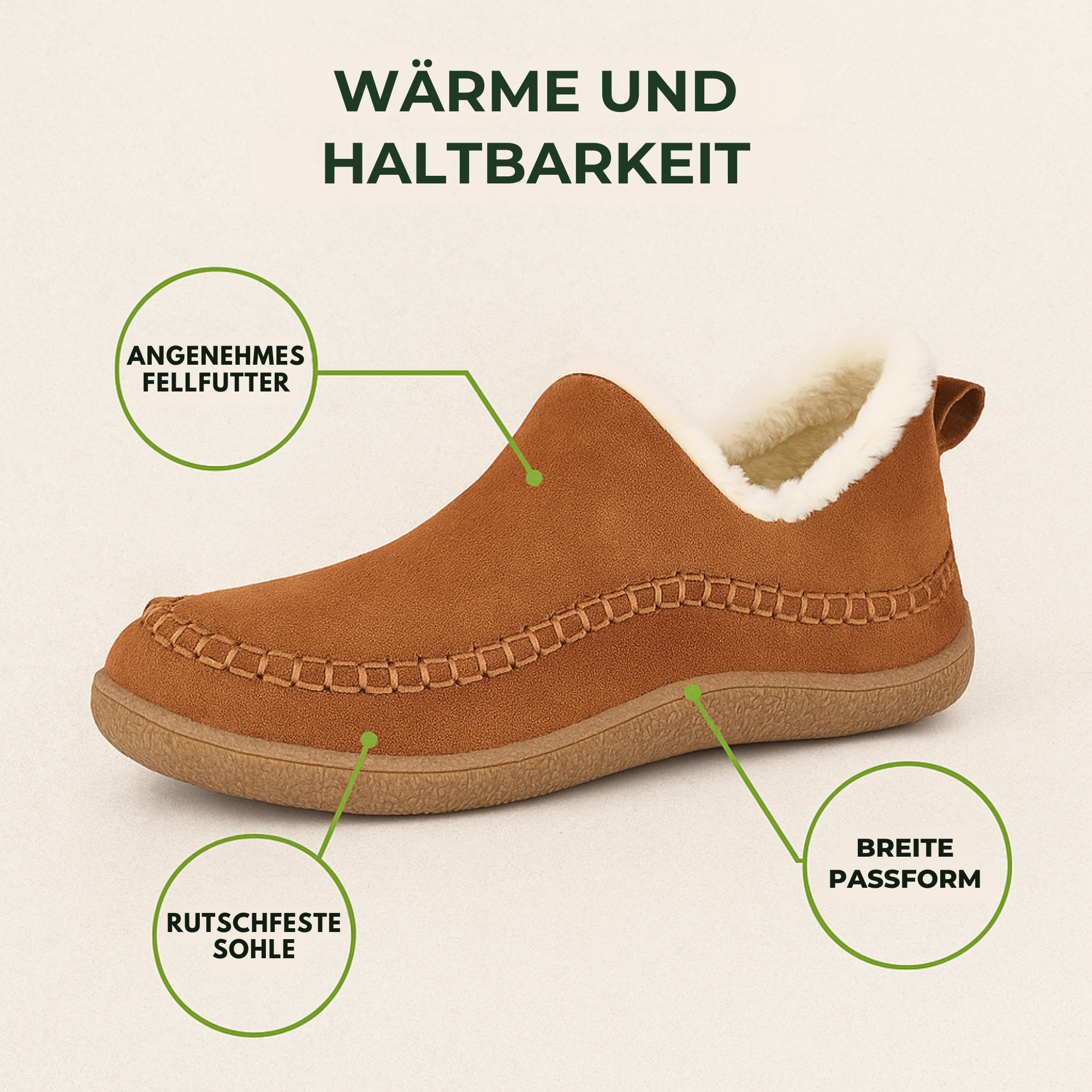 FlauschFit – Wärmeisolierte Komfort-Hausschuhe | Orthopädisch, atmungsaktiv & rutschfest | Für kalte Tage & Schmerzfüße