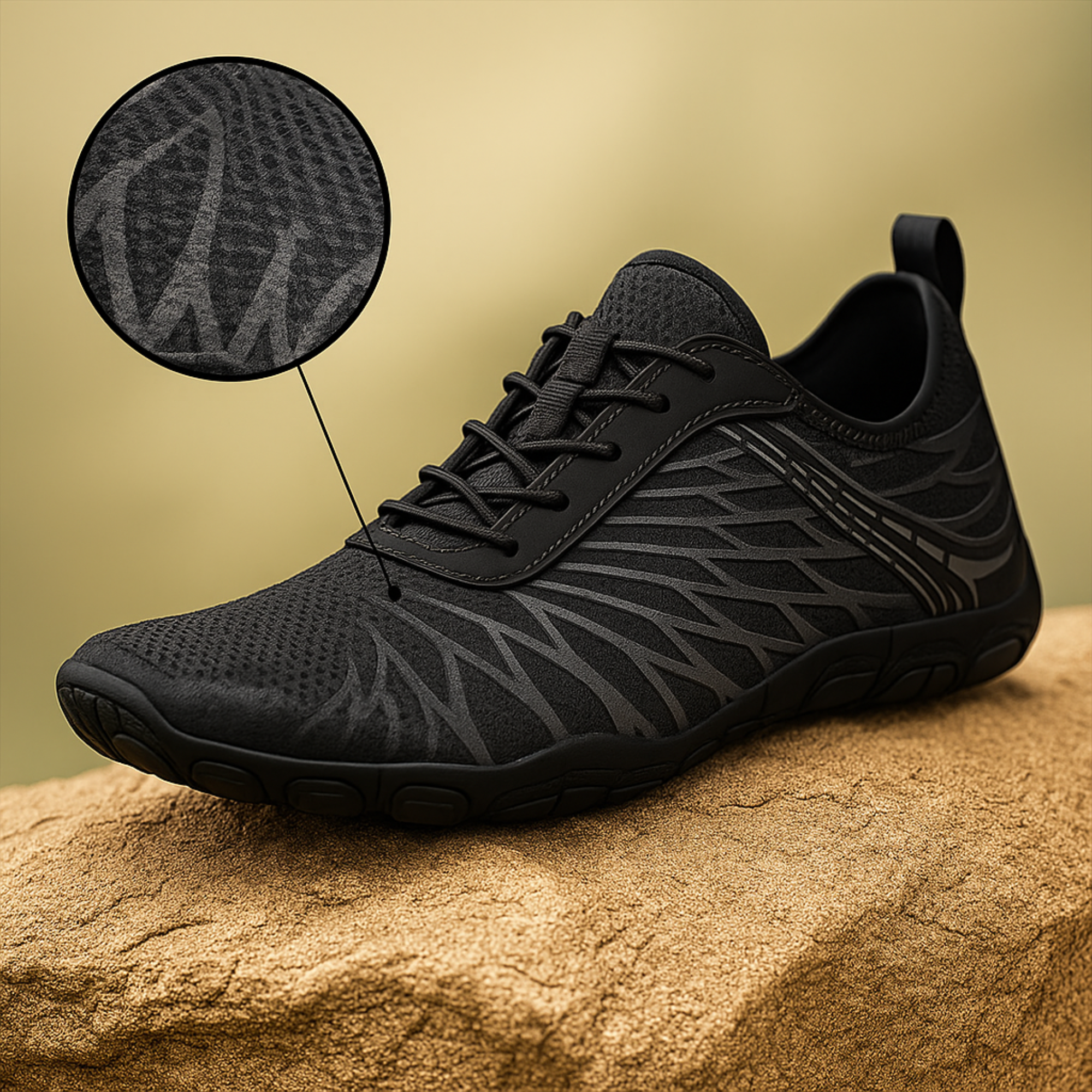 OrthoFlex – Orthopädische Barfußschuhe | Rutschfest & Atmungsaktiv mit Dämpfung | Ideal bei Fersensporn & Plantarfasziitis