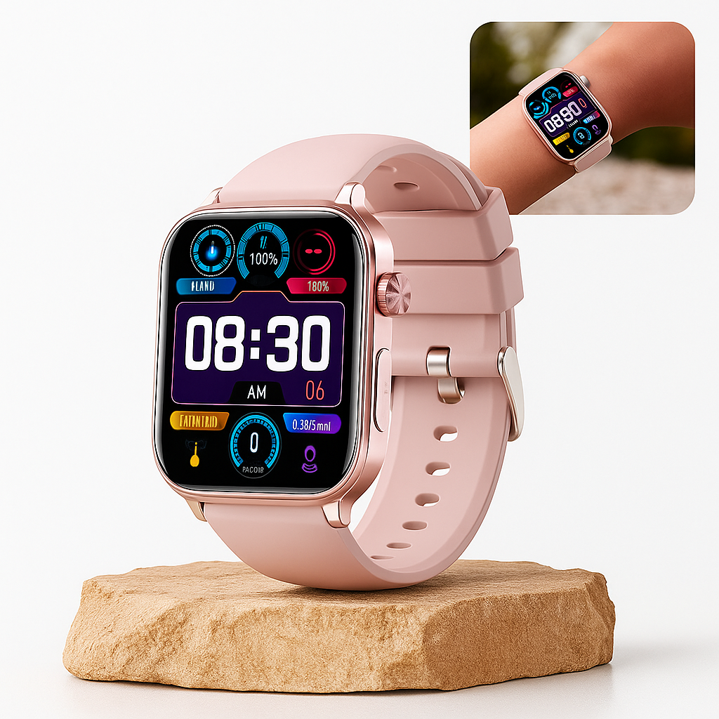 MediGuard – Gesundheits-Smartwatch mit Glukose-Tracking | Sturzerkennung & SOS in Echtzeit | Für sorgenfreies Gesundheitsmanagement