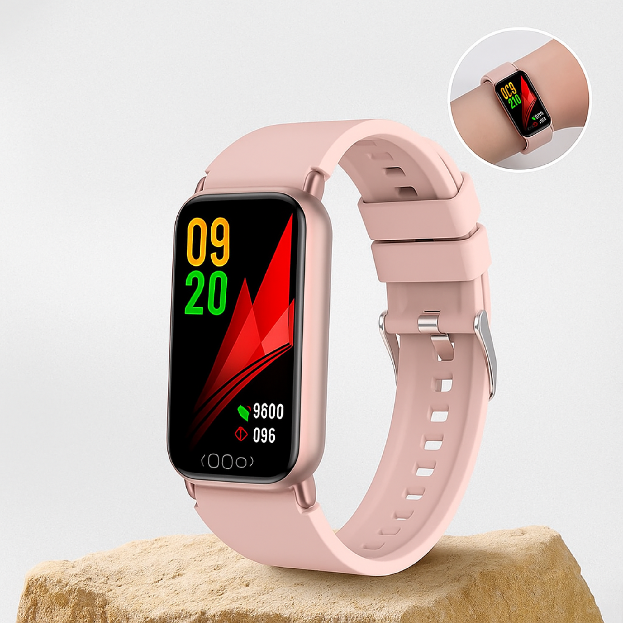 GlucoTrack – Smartwatch zur Glukose- & Blutdruckmessung | Gesundheitsuhr mit Herzfrequenz & IP68 wasserdicht | Ideal für Alltag & Senioren