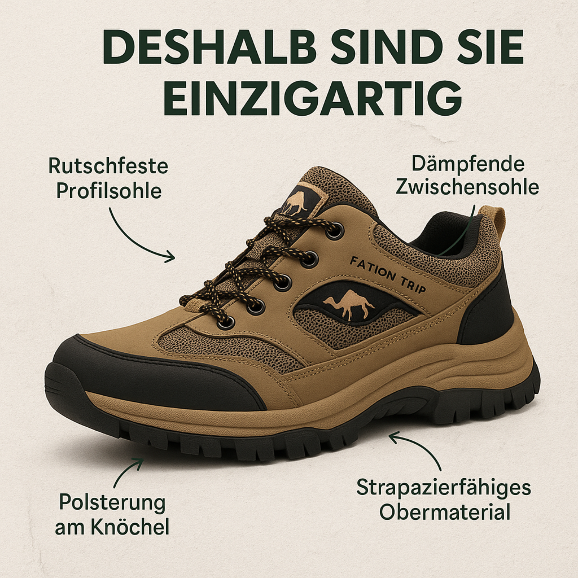 KomforTrek – Orthopädische Barfußschuhe | Schmerzfrei Gehen & Gesunde Haltung | Rutschfest & Atmungsaktiv | Für Alltag & Arbeit