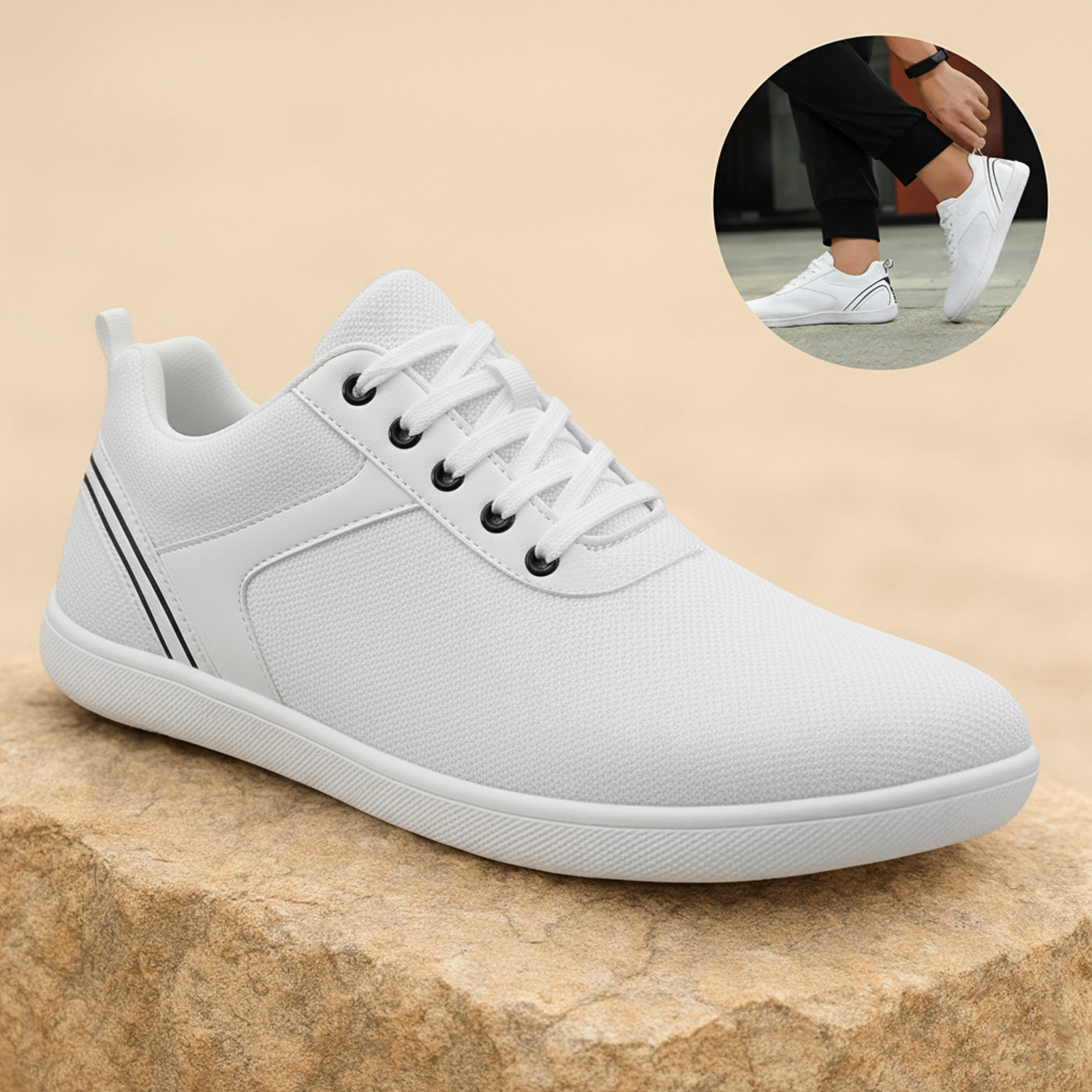 BalanceStep – Barfußschuhe Alltag | Nullabsatz & breite Zehenbox | Atmungsaktiv rutschfest | für schmerzfreies Gehen