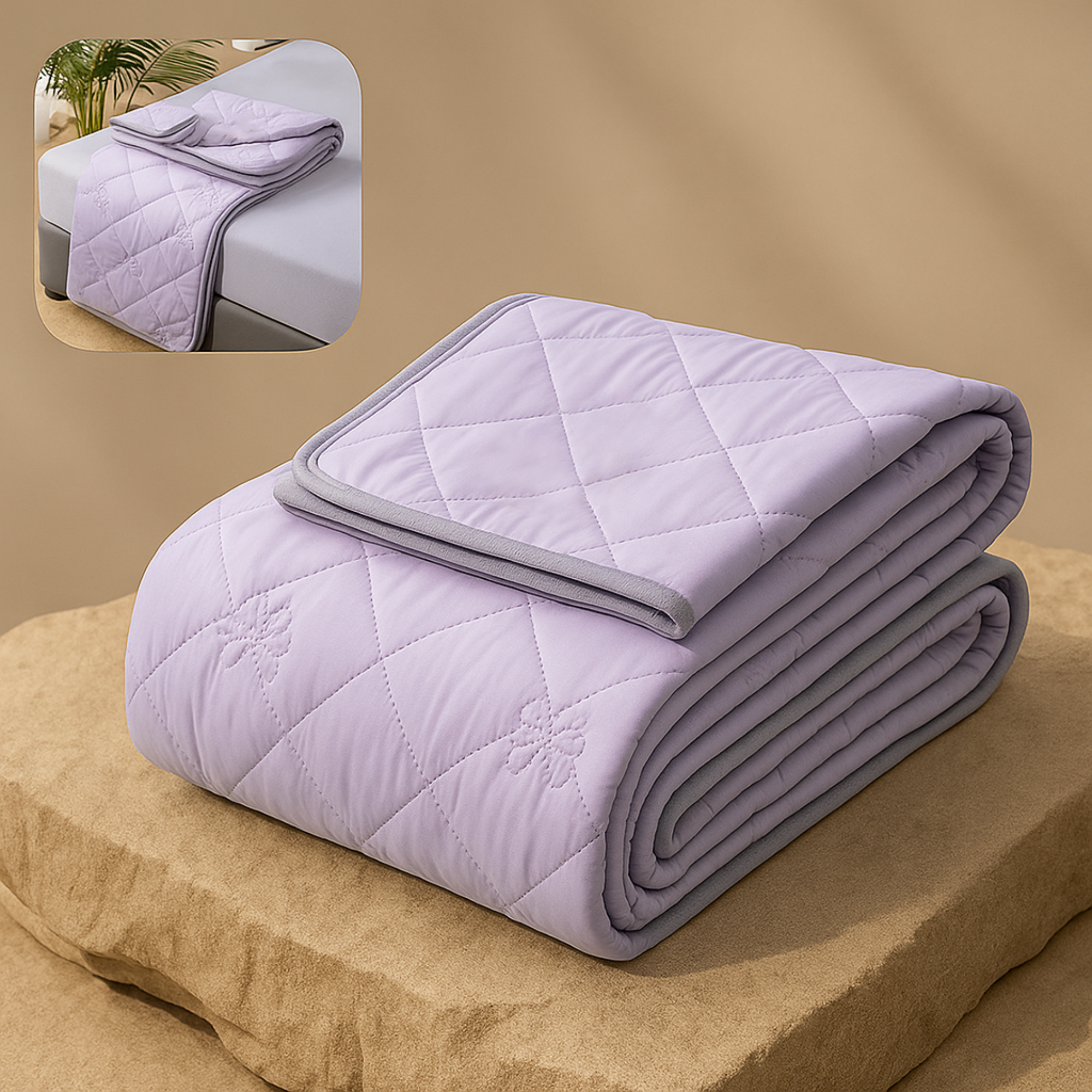 CoolNest – Kühldecke für den Sommer | 100x150 | 5 °C kühler & atmungsaktiv | Gegen Schwitzen beim Schlafen