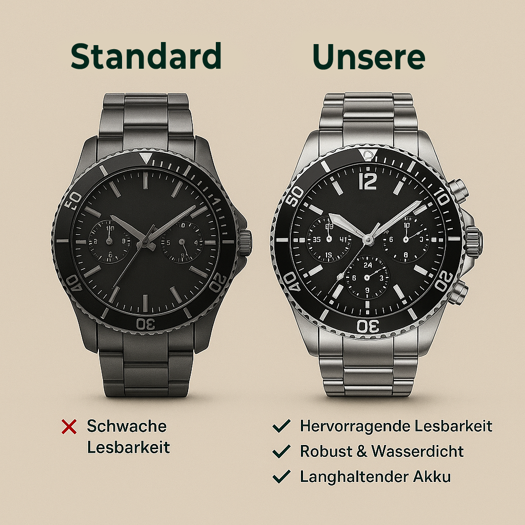 TactiHealth – Militärische Outdoor-Smartwatch | Unzerstörbar stoßfest wasserdicht | Für Abenteuer & harte Einsätze