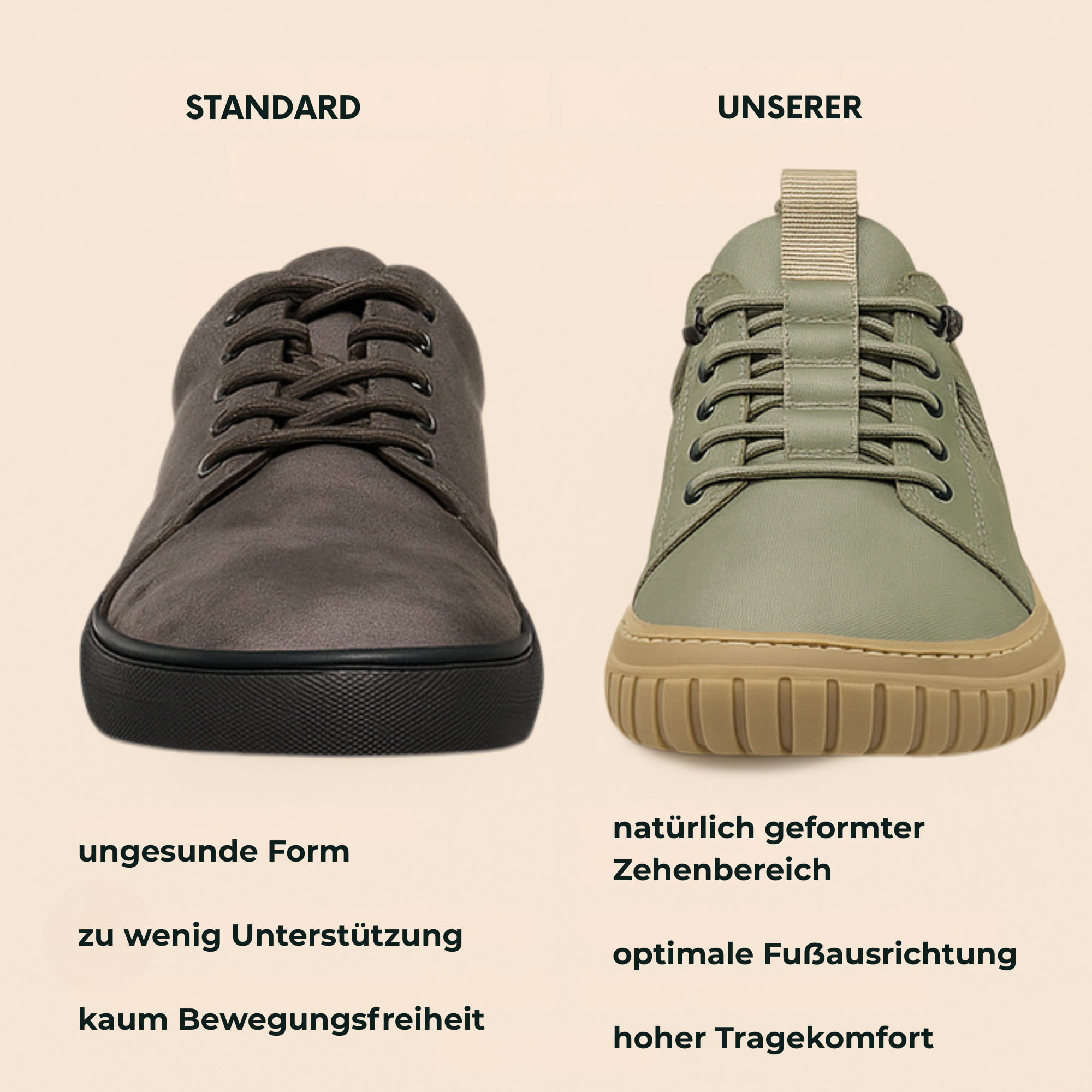 Barfino – Orthopädische Barfußschuhe Herren gegen Fußschmerzen | Atmungsaktiv & Rutschfest | Für Alltag & lange Spaziergänge