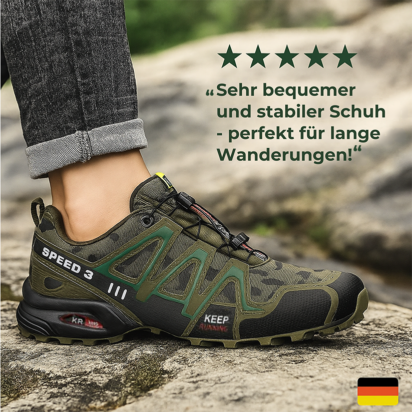 ErgoStep – orthopädische Wanderschuhe | rutschfest & stoßdämpfend | Fußkomfort für Wanderer & Geher