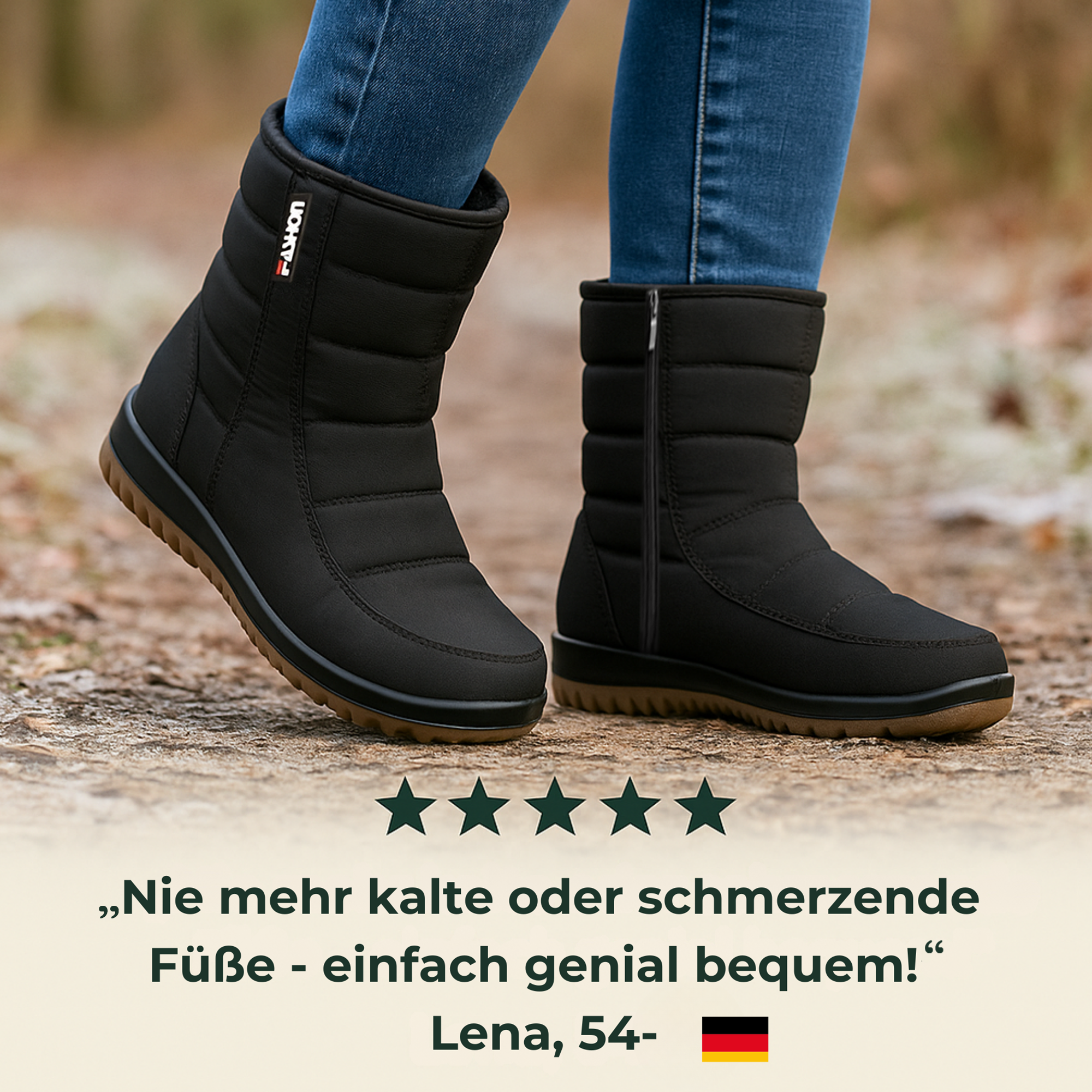 OrthoWarm – Orthopädische Winterschuhe | Schmerzlindernd isoliert – rutschfest & atmungsaktiv | Für Alltag, Arthrose & empfindliche Füße
