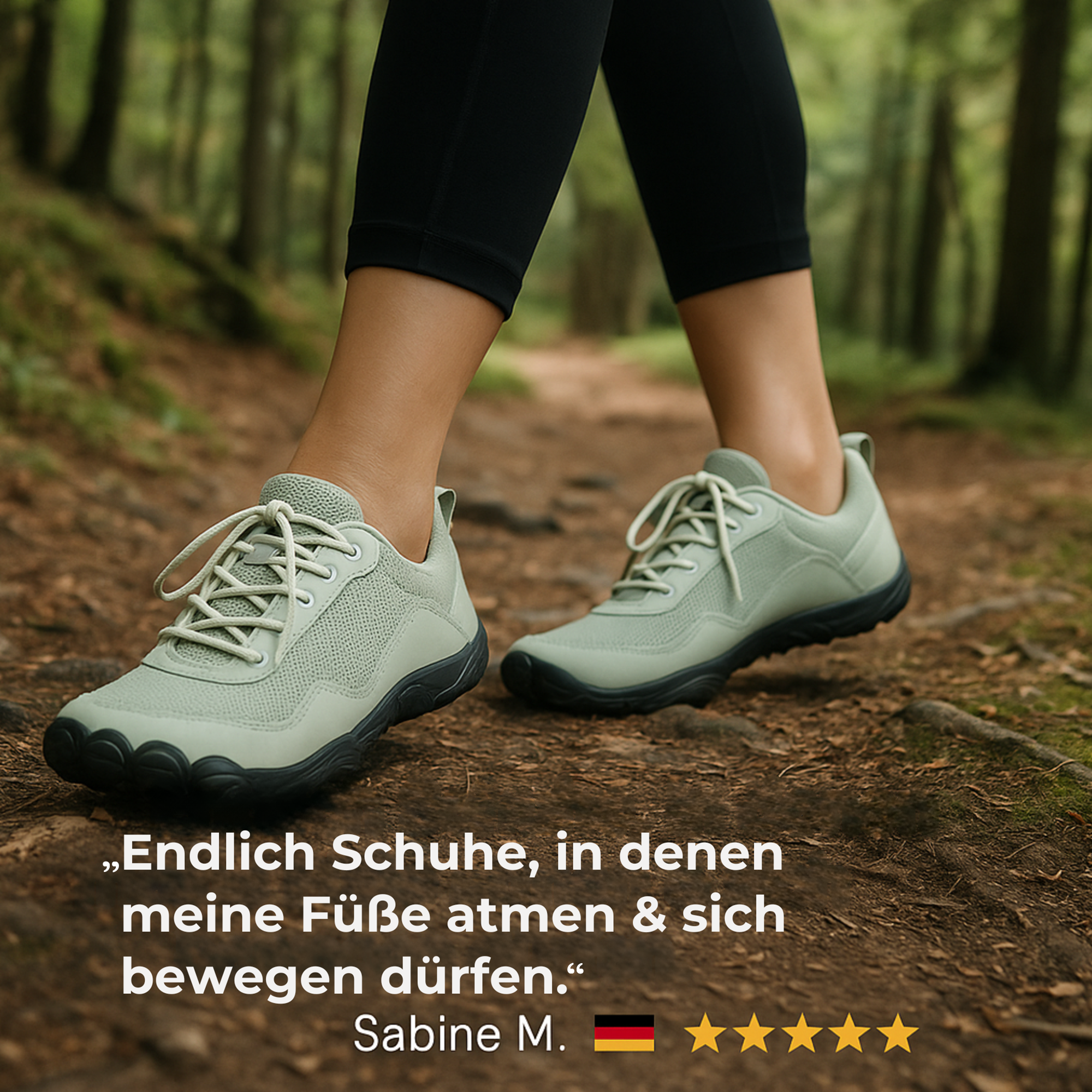 OrthoCare – Barfußschuh | orthopädisch schmerzlindernd wasserdicht rutschfest | breiter Zehenraum für Alltag & Gesundheit