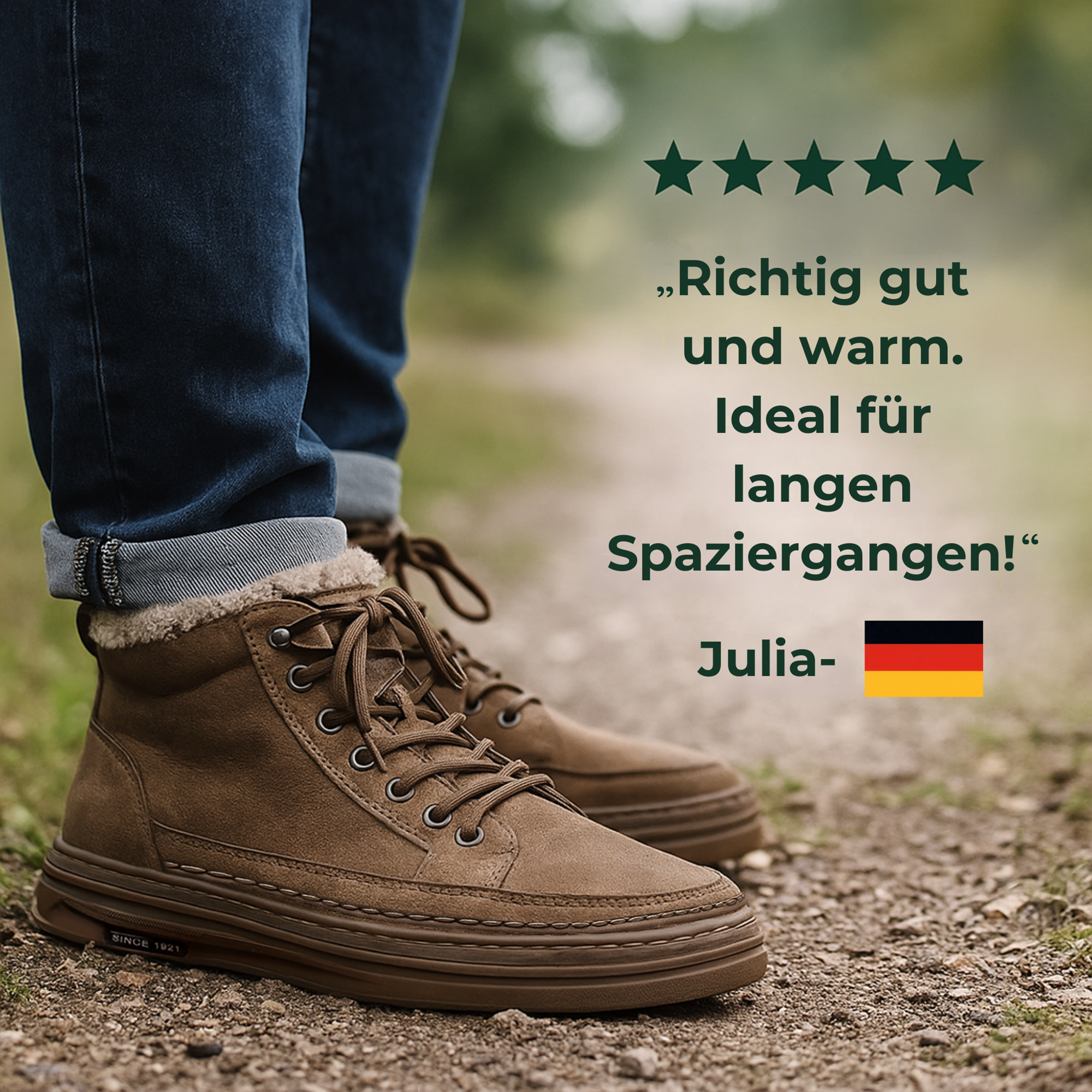 AlpinTrek – Thermo Komfortschuh | schmerzlindernd rutschfest atmungsaktiv – Winter Alltag & Outdoor