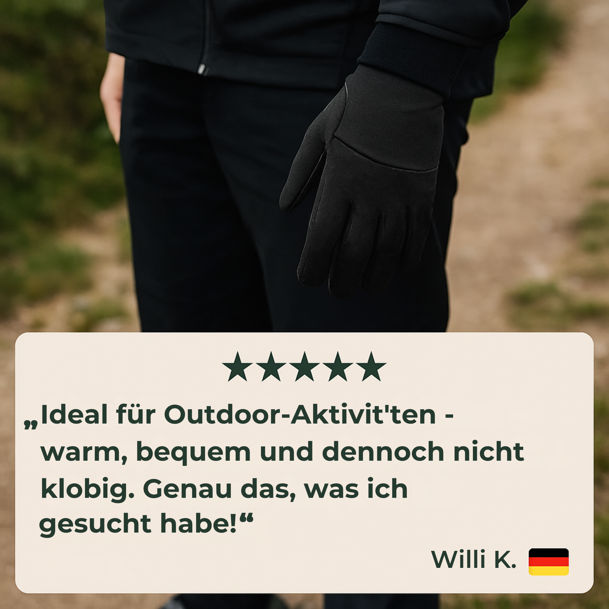 HeatGrip – Thermohandschuhe Fahrrad | Touchscreen Funktion rutschfest | für Radfahrer bei Kälte