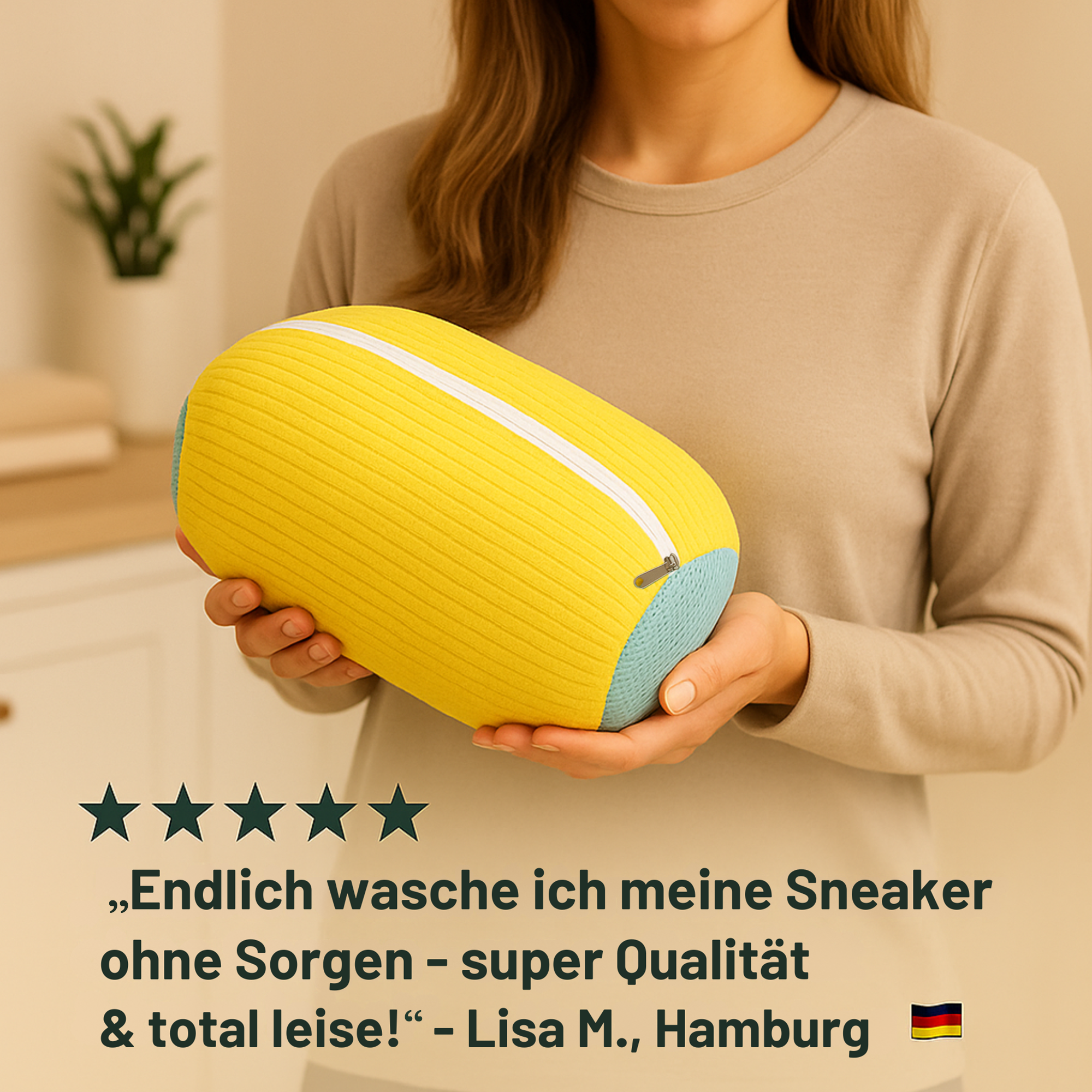 WashTasche – Schuhreinigungstasche Waschmaschine | Sanfte Reinigung & Schutz im Schleudergang | Für Sneaker & Alltagsschuhe