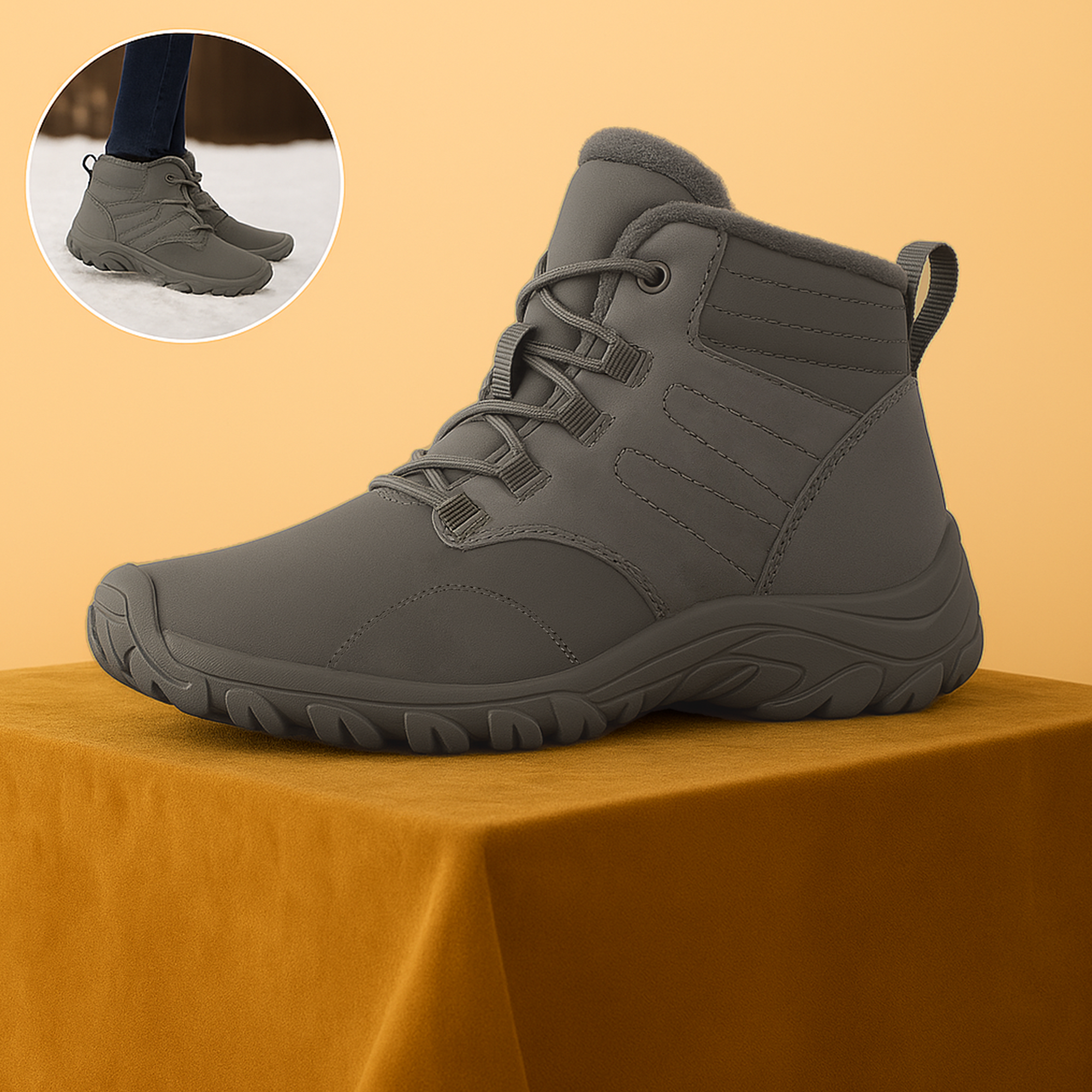 IceGear – Winter Barfußschuhe | wasserdicht rutschfeste Sohle | Outdoor & Alltag