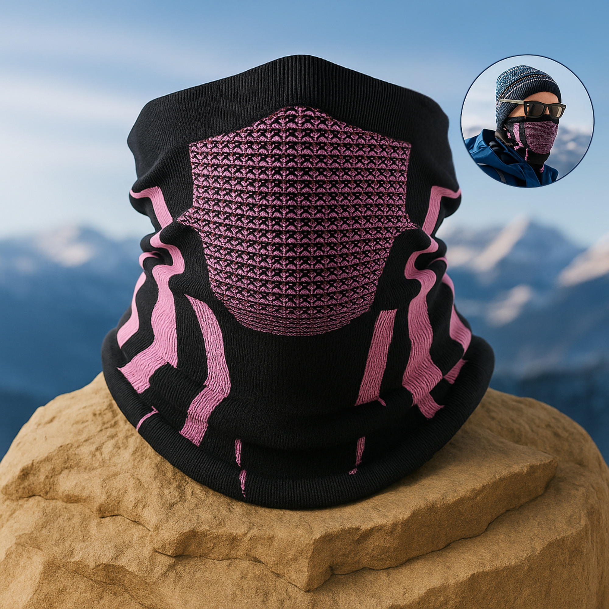 AlpinGuard – Multifunktionstuch Kälteschutz | atmungsaktiv & dehnbar | Outdoor Sport & Winter Alltag